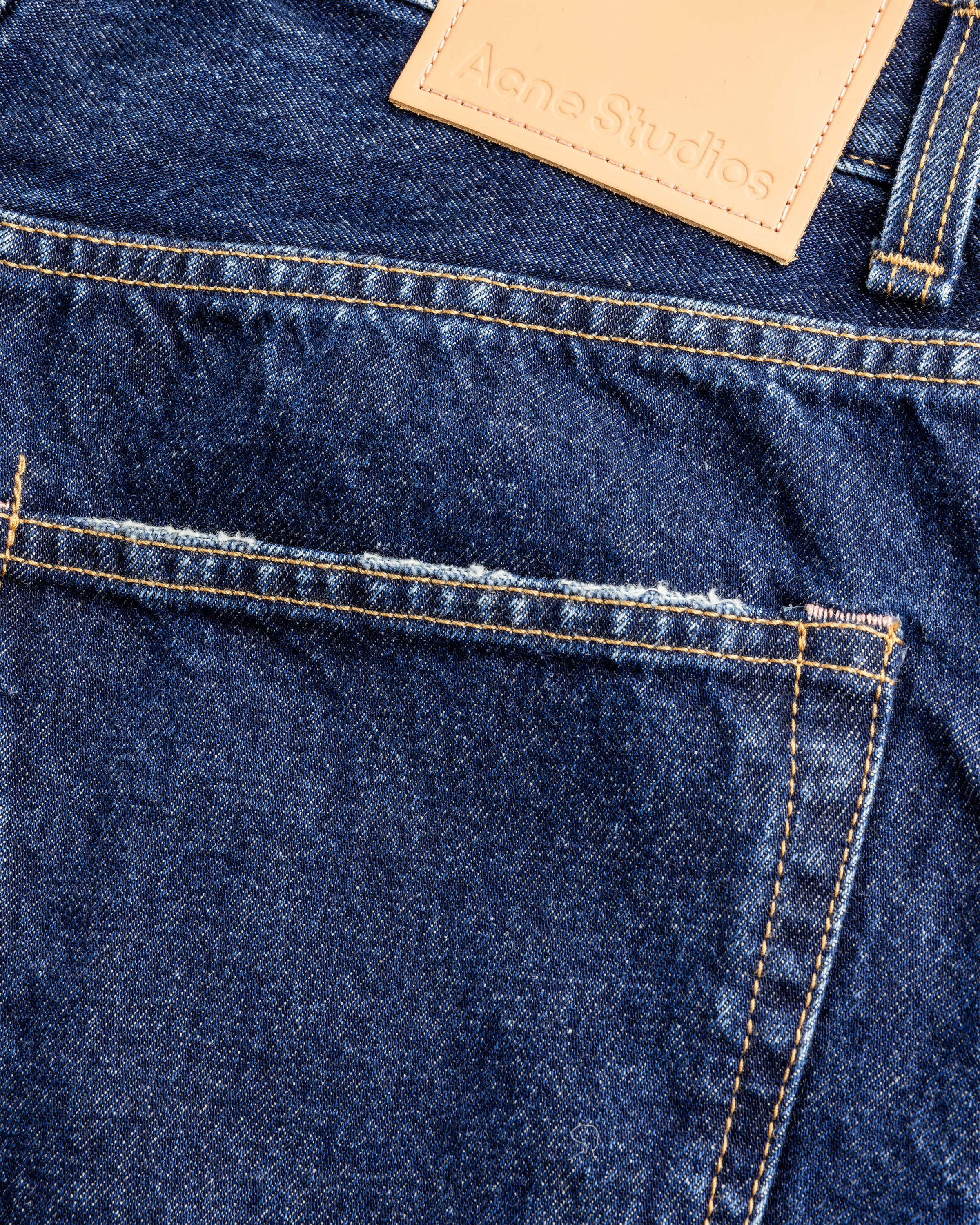 Acne Studios – Distressed Denim Shorts Mid Blue - Cargo Shorts - Blue - Image 6