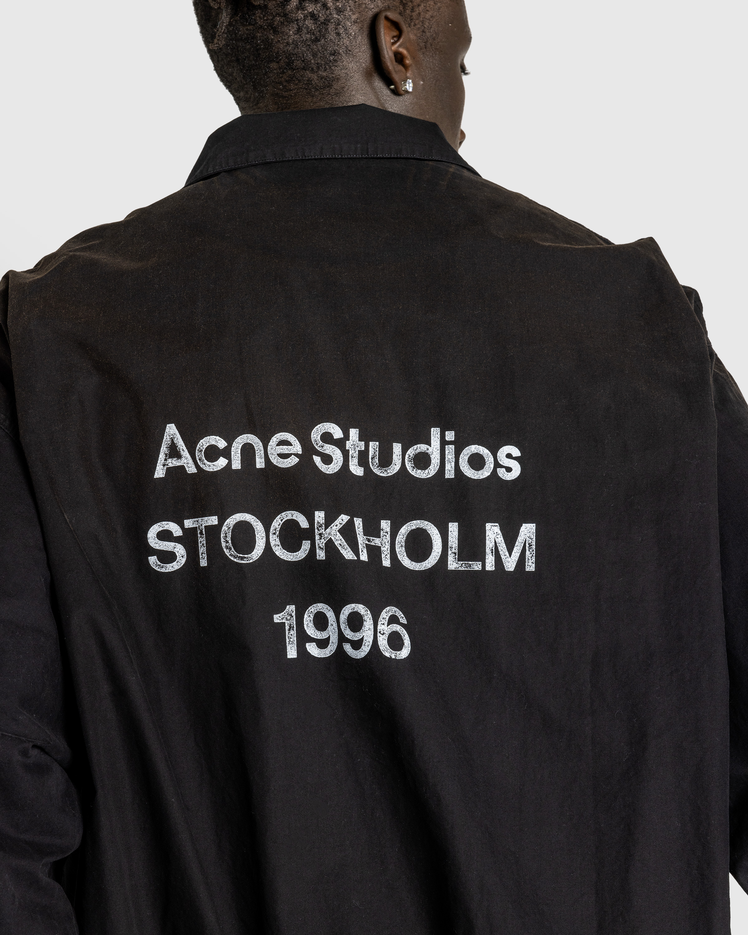 Acne Studios – Logo Zipper Jacket Black - Jackets - Black - Image 5