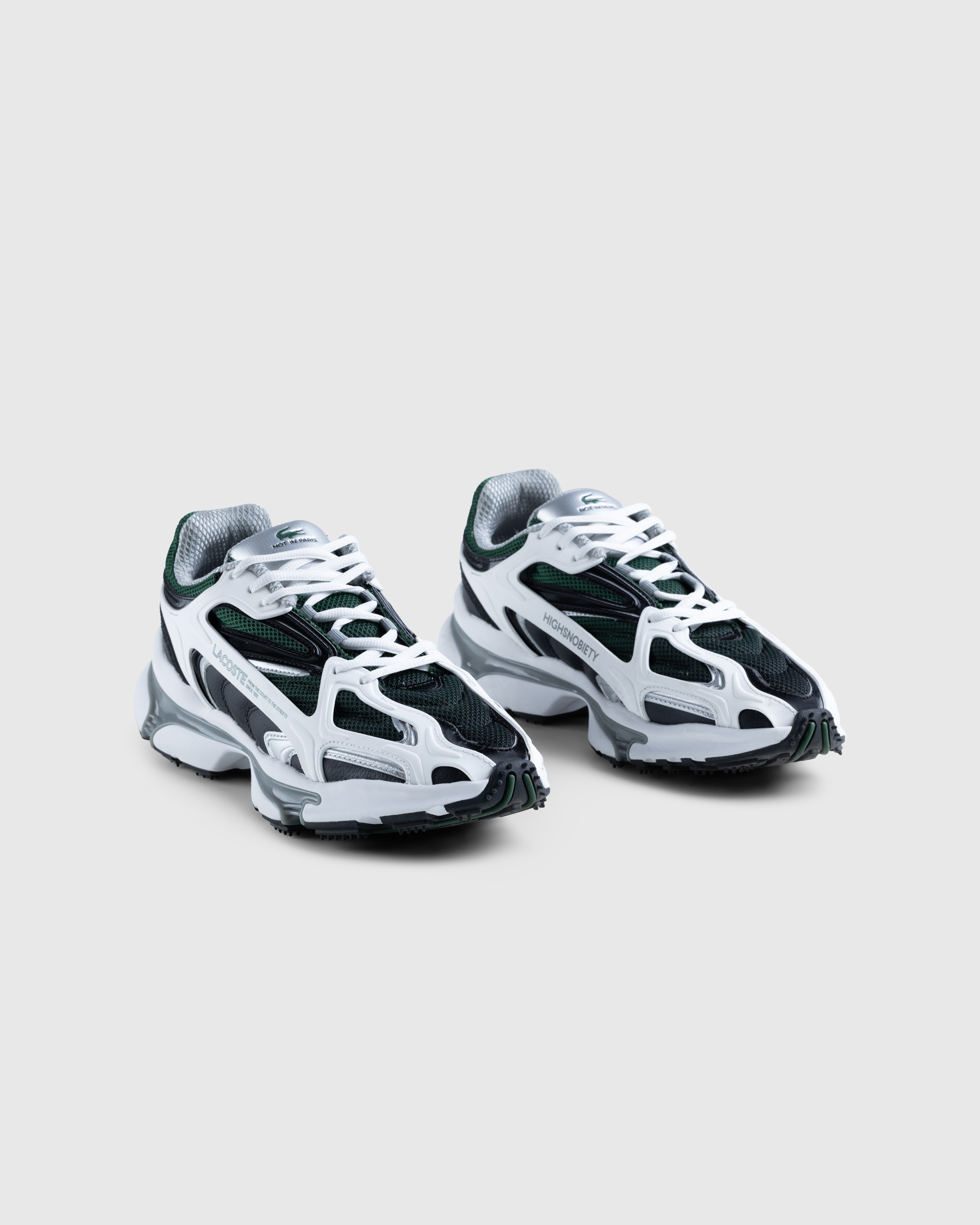 Lacoste x Highsnobiety – L003 2k24 (M) "Not In Paris" Multi - Low Top Sneakers - Green - Image 3