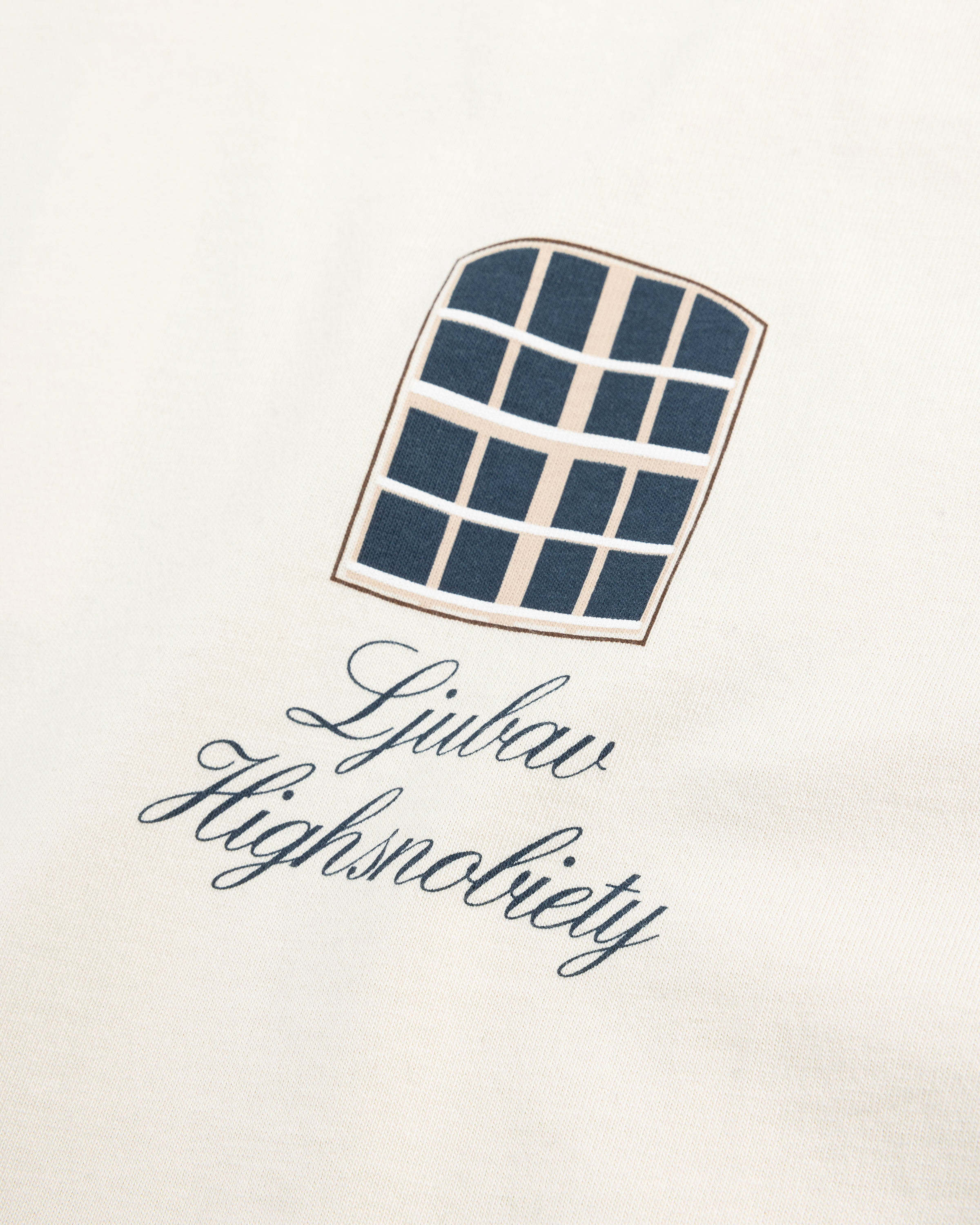 Ljubav x Highsnobiety – Landhaus T-Shirt Eggshell - T-Shirts - Beige - Image 8