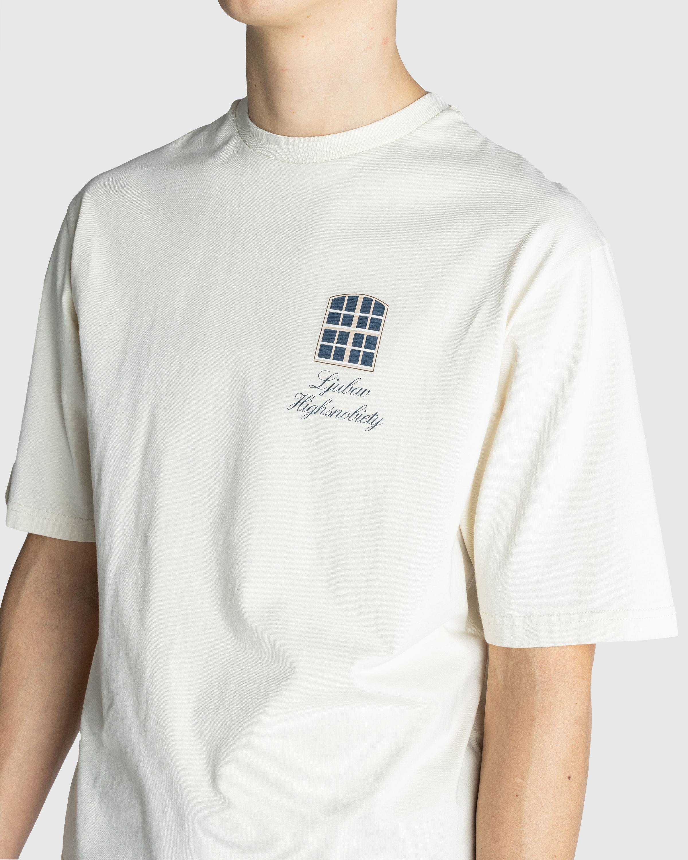 Ljubav x Highsnobiety – Landhaus T-Shirt Eggshell - T-Shirts - Beige - Image 2