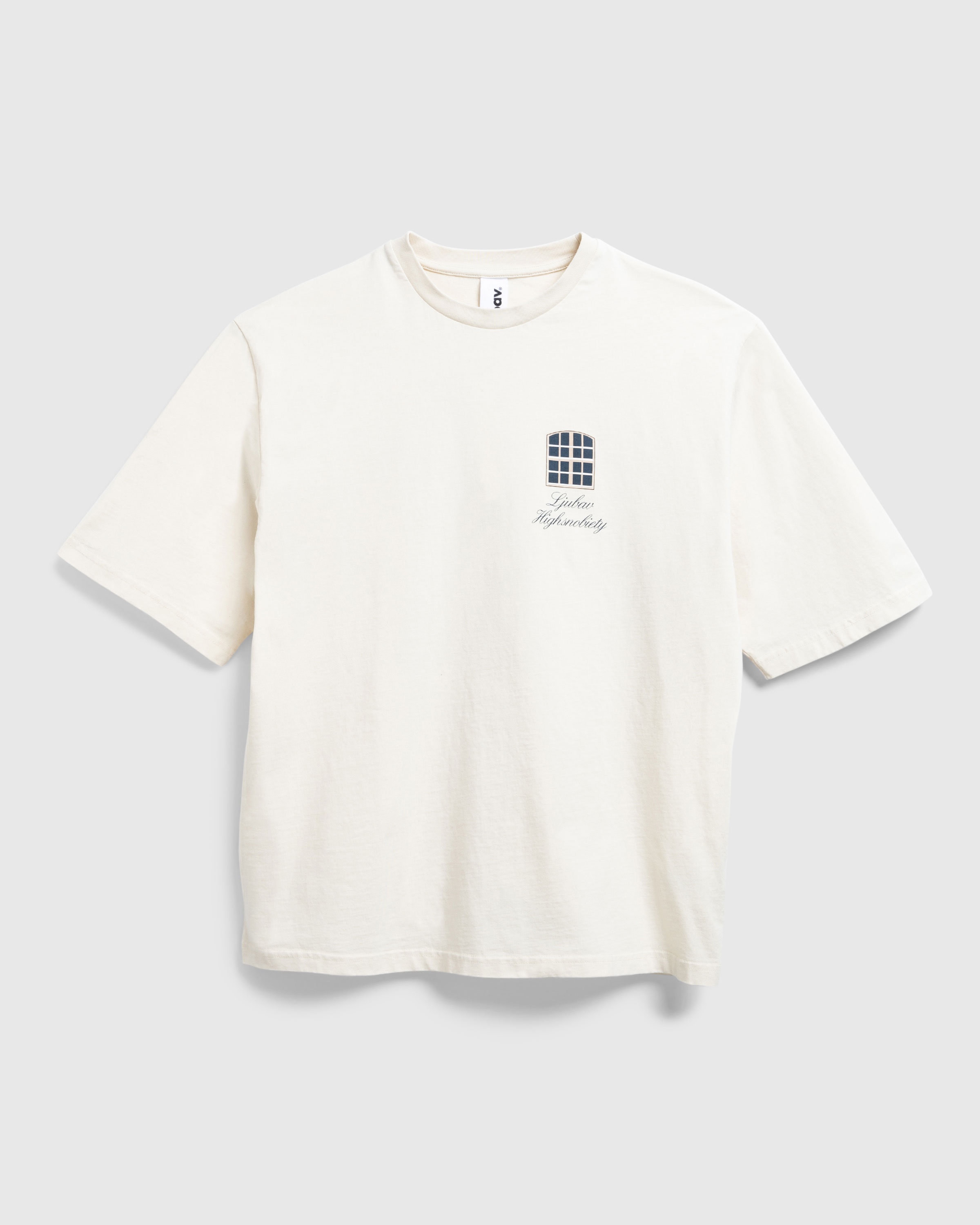 Ljubav x Highsnobiety – Landhaus T-Shirt Eggshell - Tops - Beige - Image 3