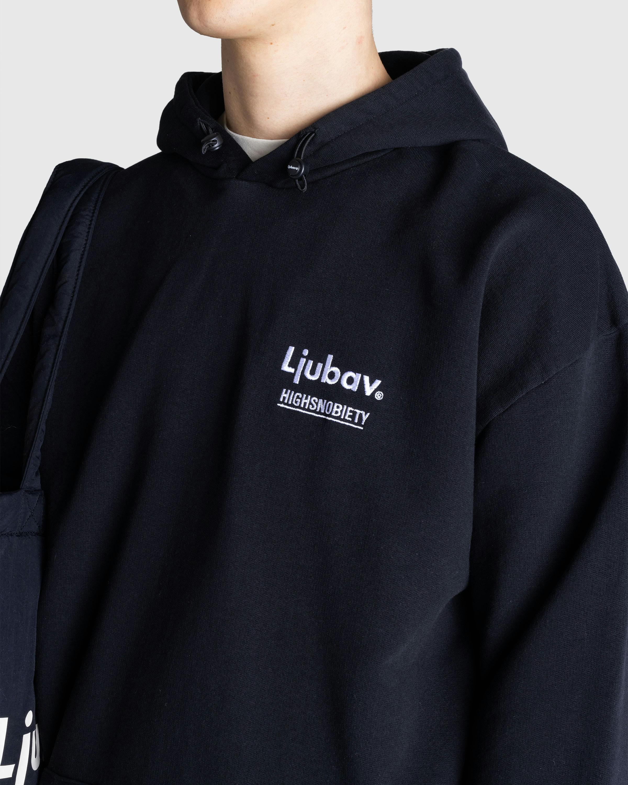 Ljubav x Highsnobiety – Landscape Hoodie Black - Hoodies - Black - Image 2