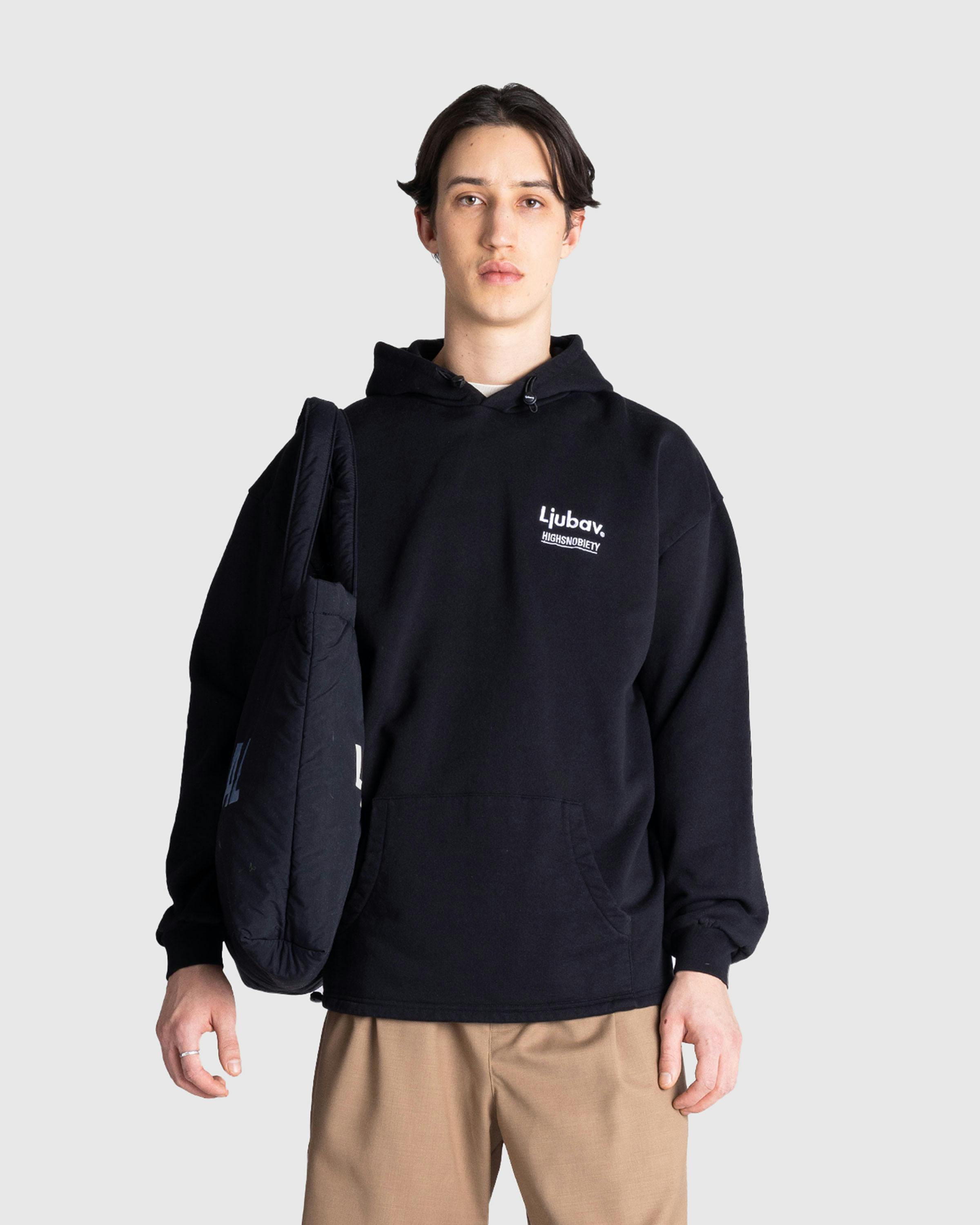 Ljubav x Highsnobiety – Landscape Hoodie Black - Hoodies - Black - Image 7