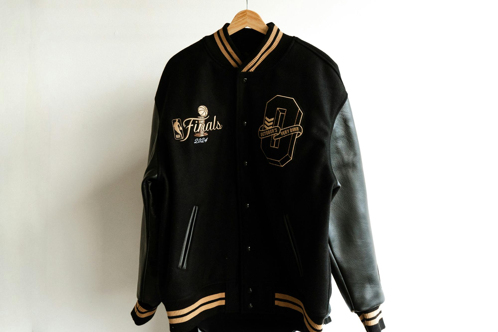 Drake's OVO NBA Finals Jacket with ESPN