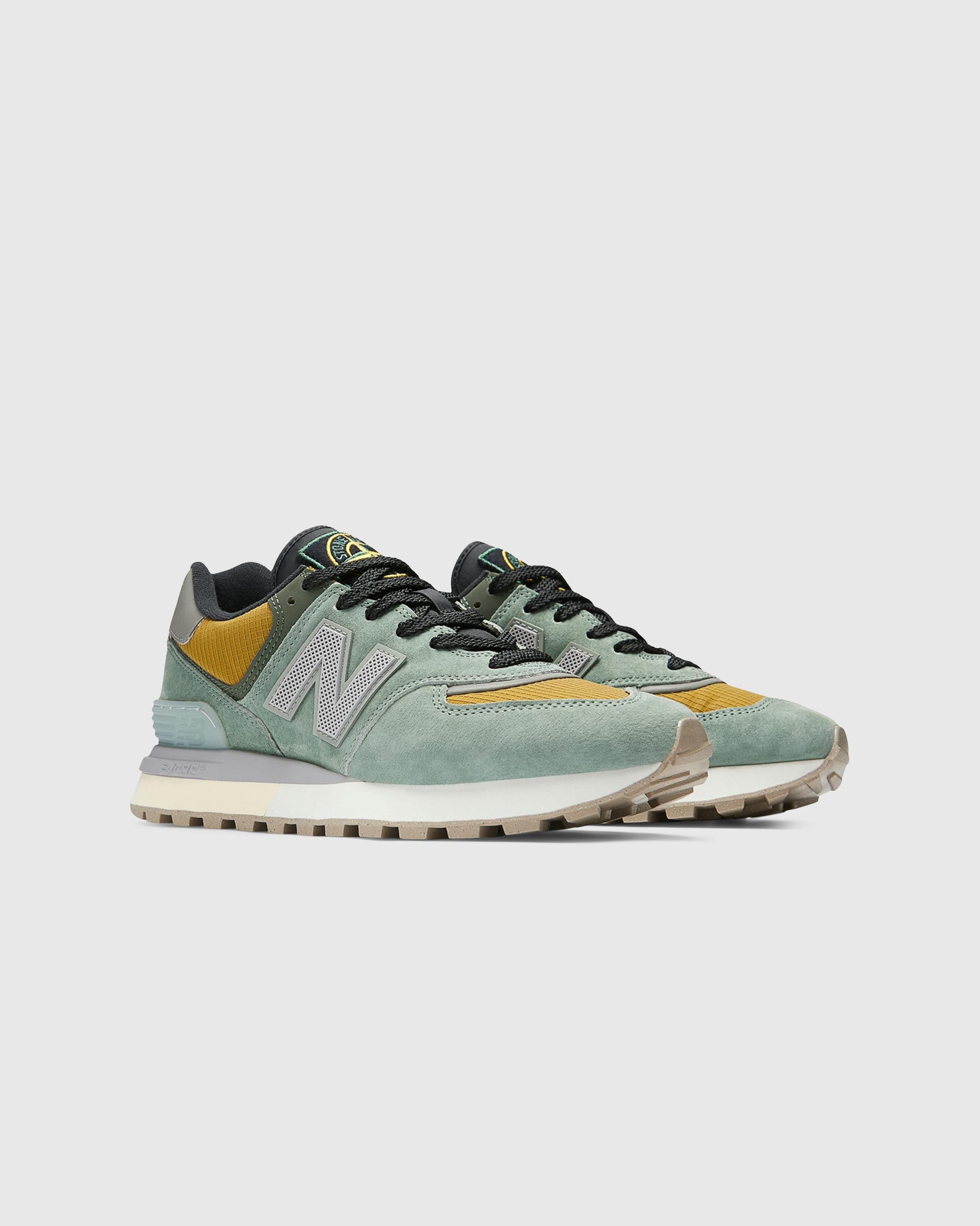 New Balance x Stone Island – U574LGTN-002 Light Green - Low Top Sneakers - Green - Image 3