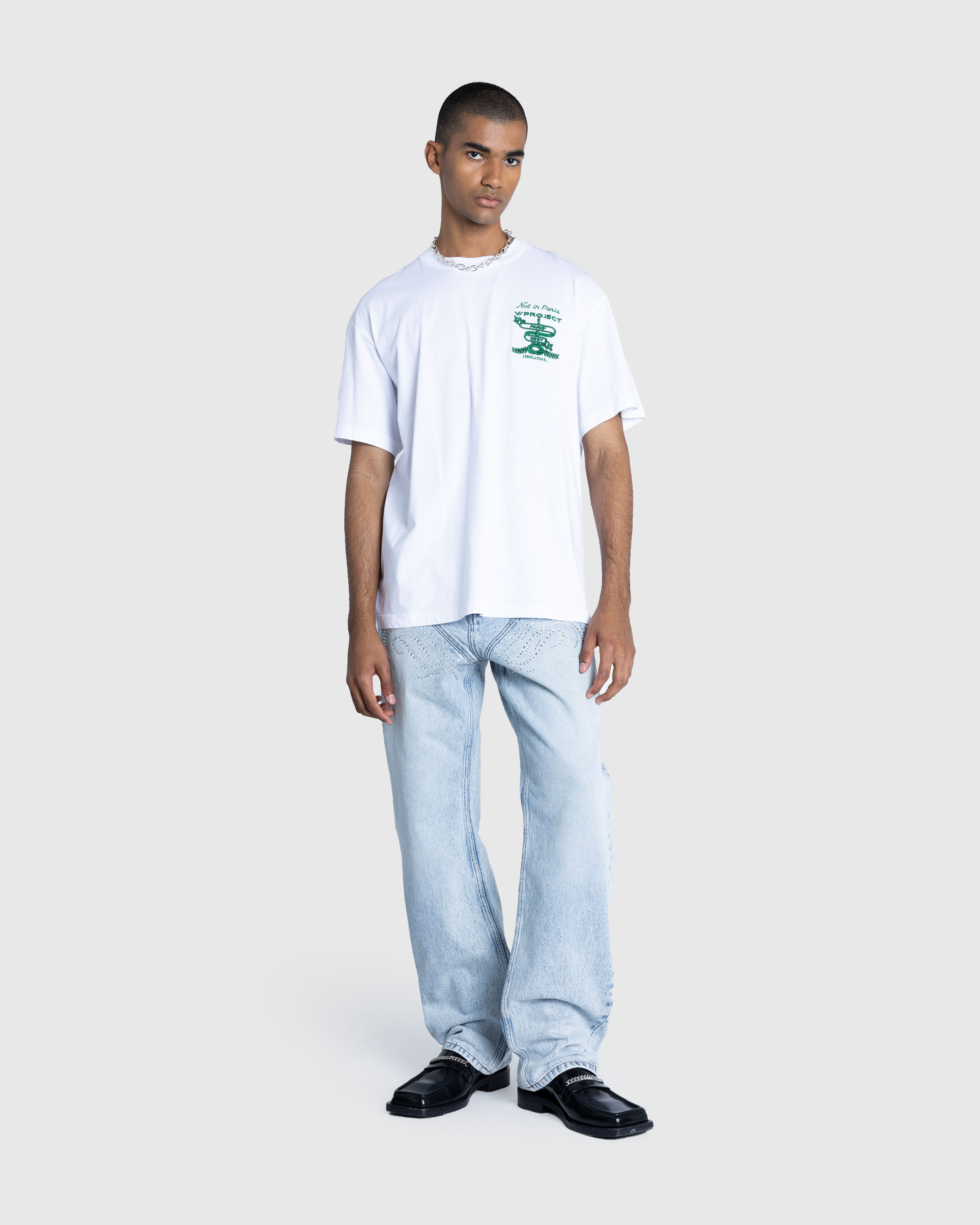 Y/Project x Highsnobiety – Not In Paris T-Shirt White - T-Shirts - White - Image 4