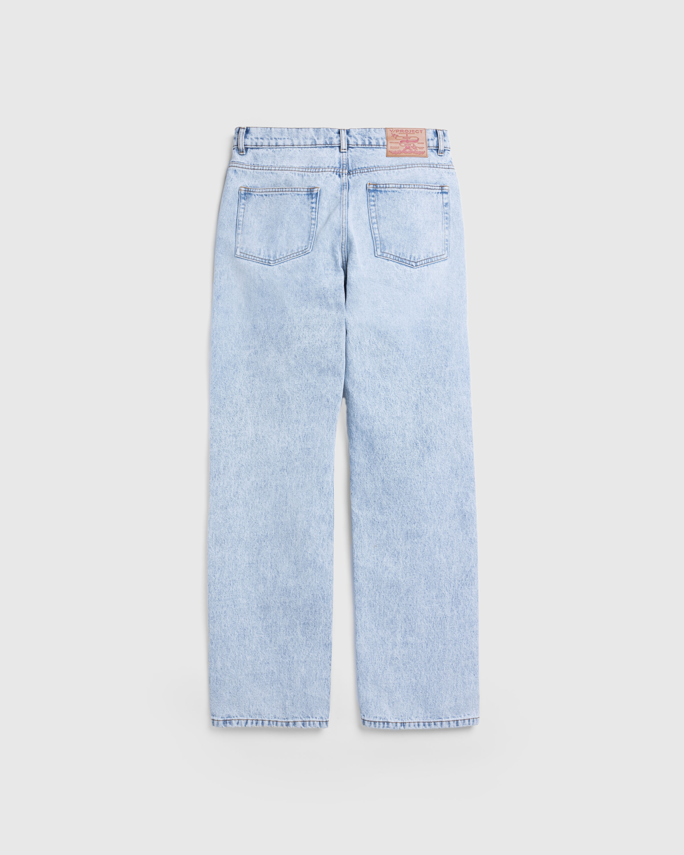 Y/Project – Rhinestone Jeans Blue - Denim - Blue - Image 3