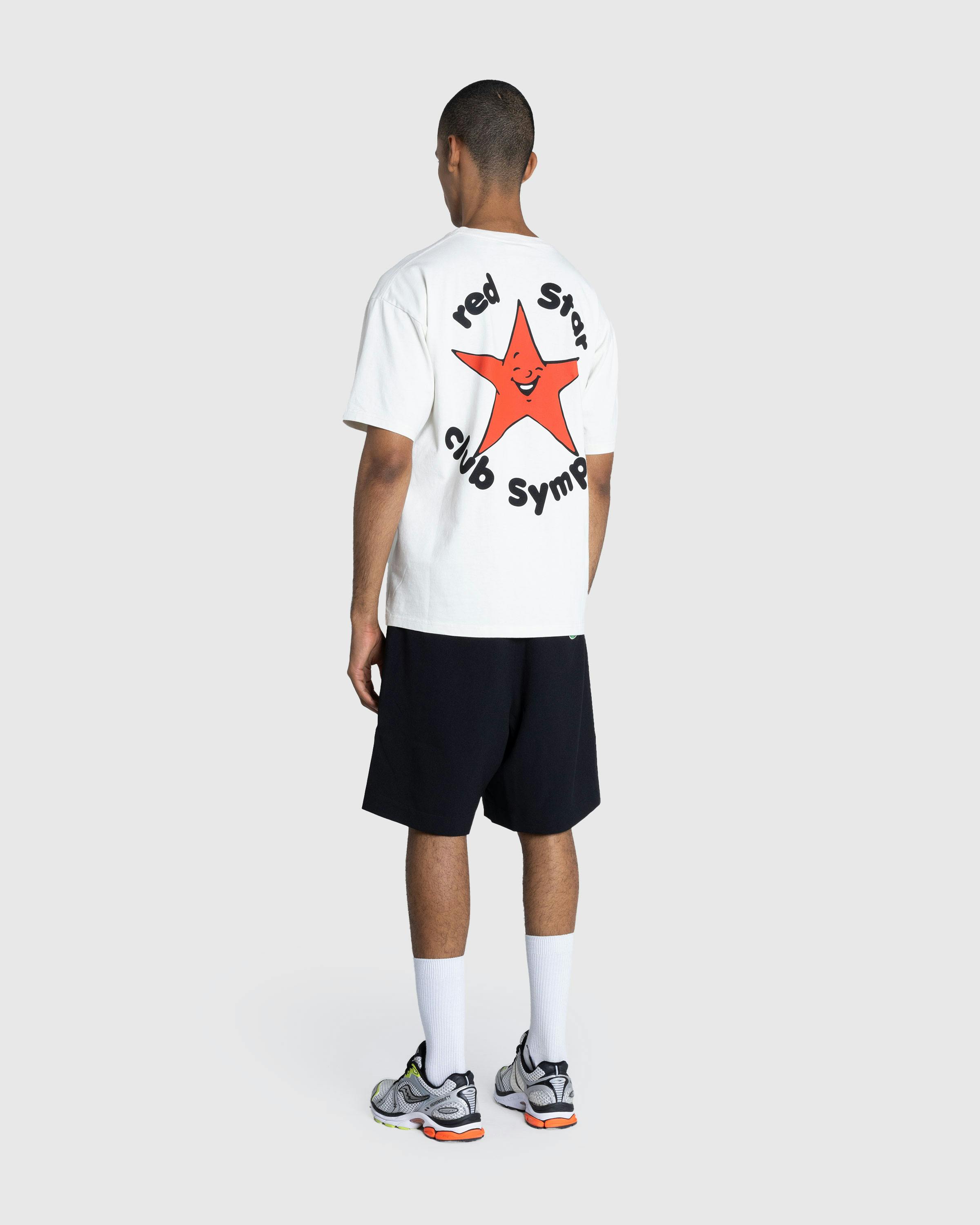 Red Star x Highsnobiety – Logo T-Shirt Light Beige - Tees - Beige - Image 5