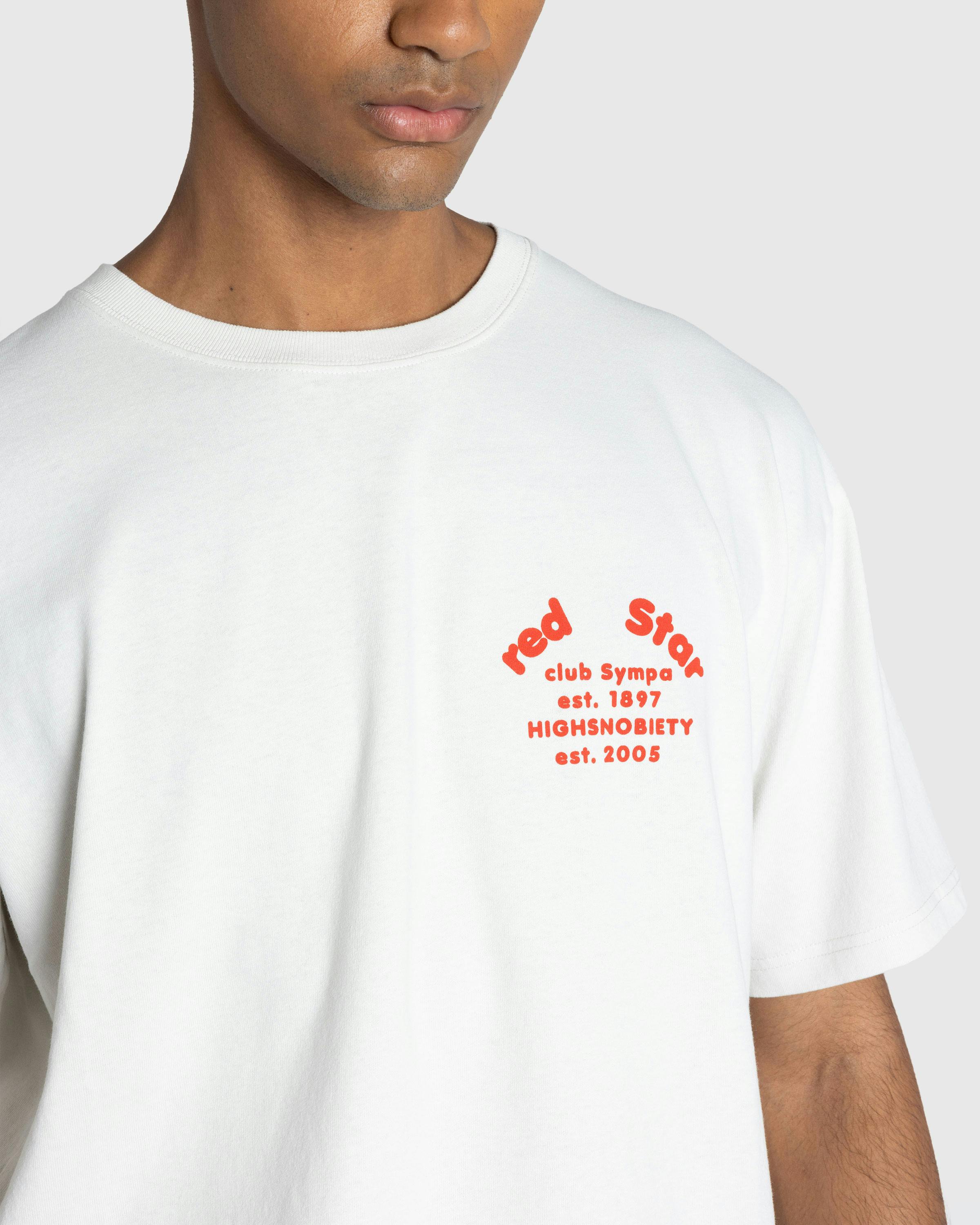 Red Star x Highsnobiety – Logo T-Shirt Light Beige - Tees - Beige - Image 6