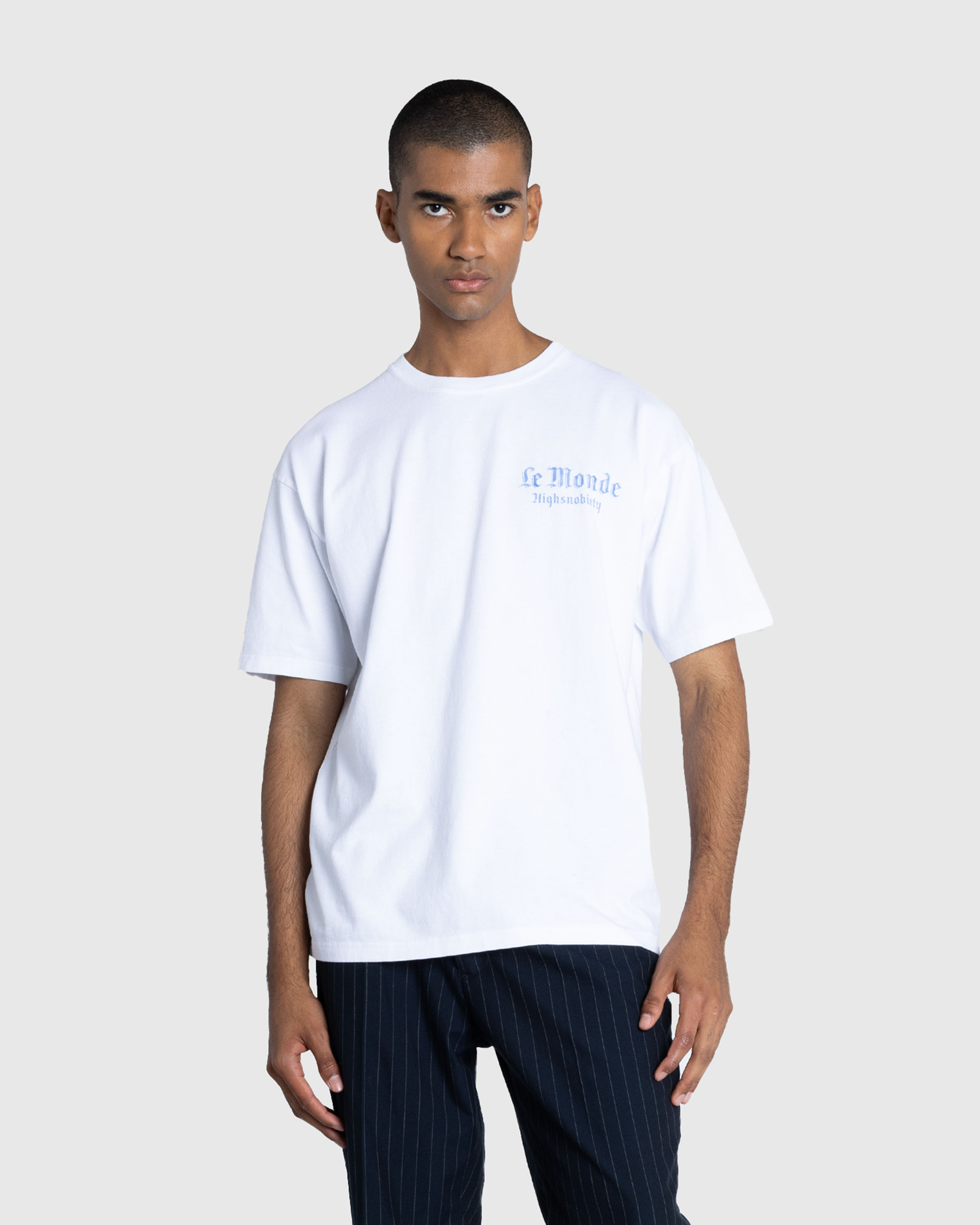 Le Monde x Highsnobiety – Watercolor T-Shirt White - T-Shirts - White - Image 2