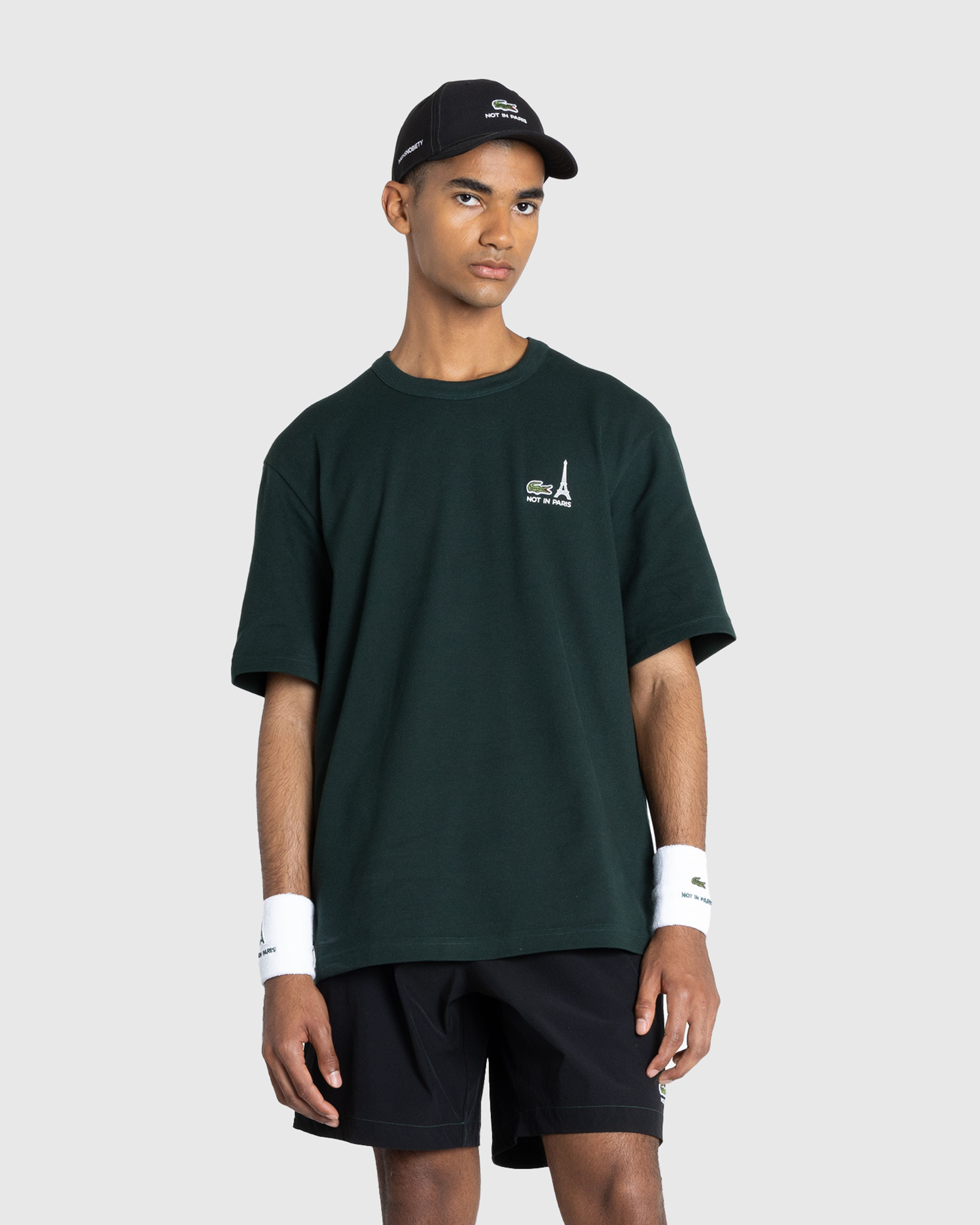 Lacoste x Highsnobiety – Piqué T-Shirt Green - T-Shirts - Green - Image 2