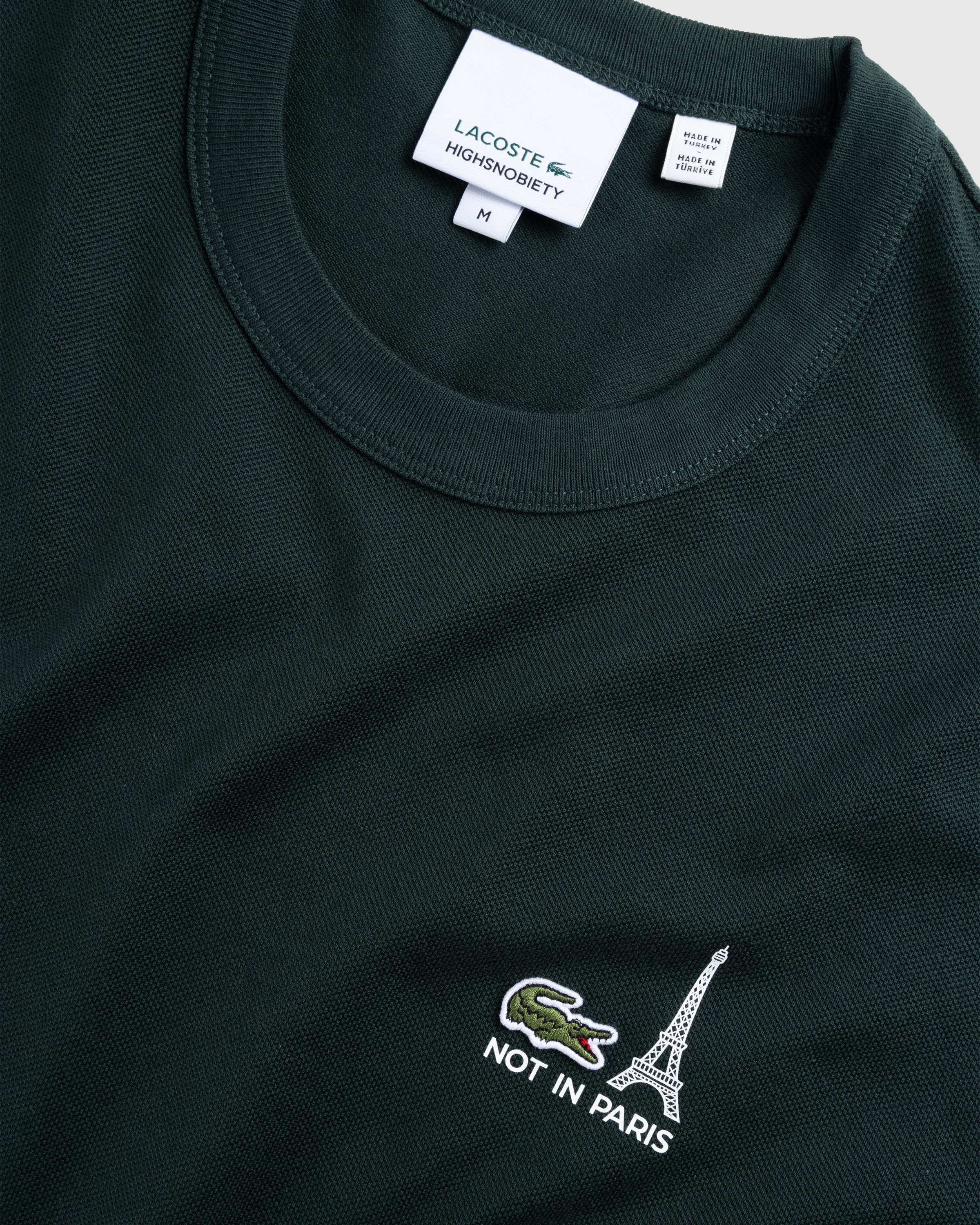 Lacoste x Highsnobiety – Piqué T-Shirt Green - T-Shirts - Green - Image 8