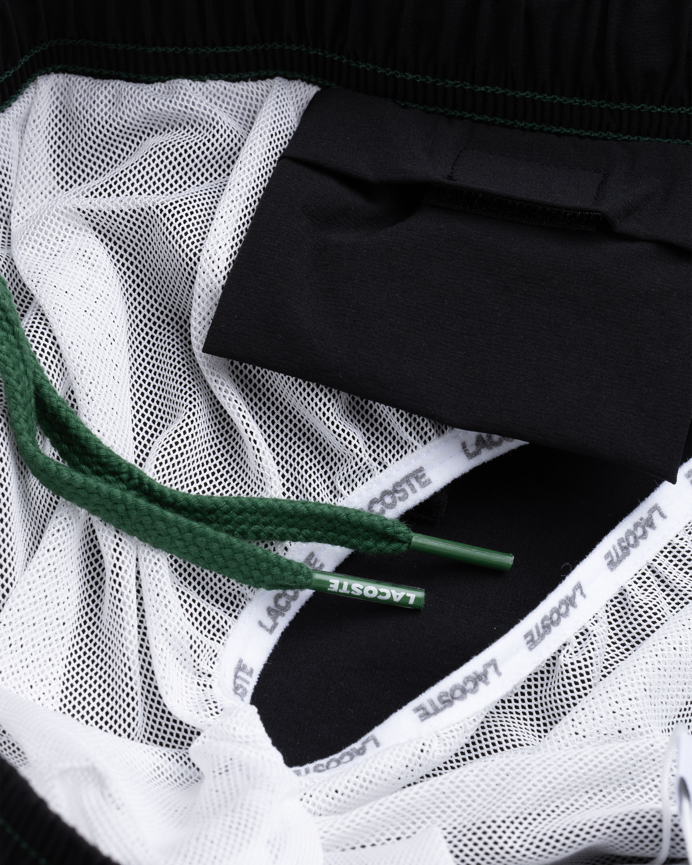 Lacoste x Highsnobiety – Not In Paris Tennis Shorts Black - Active Shorts - Sinople - Image 8
