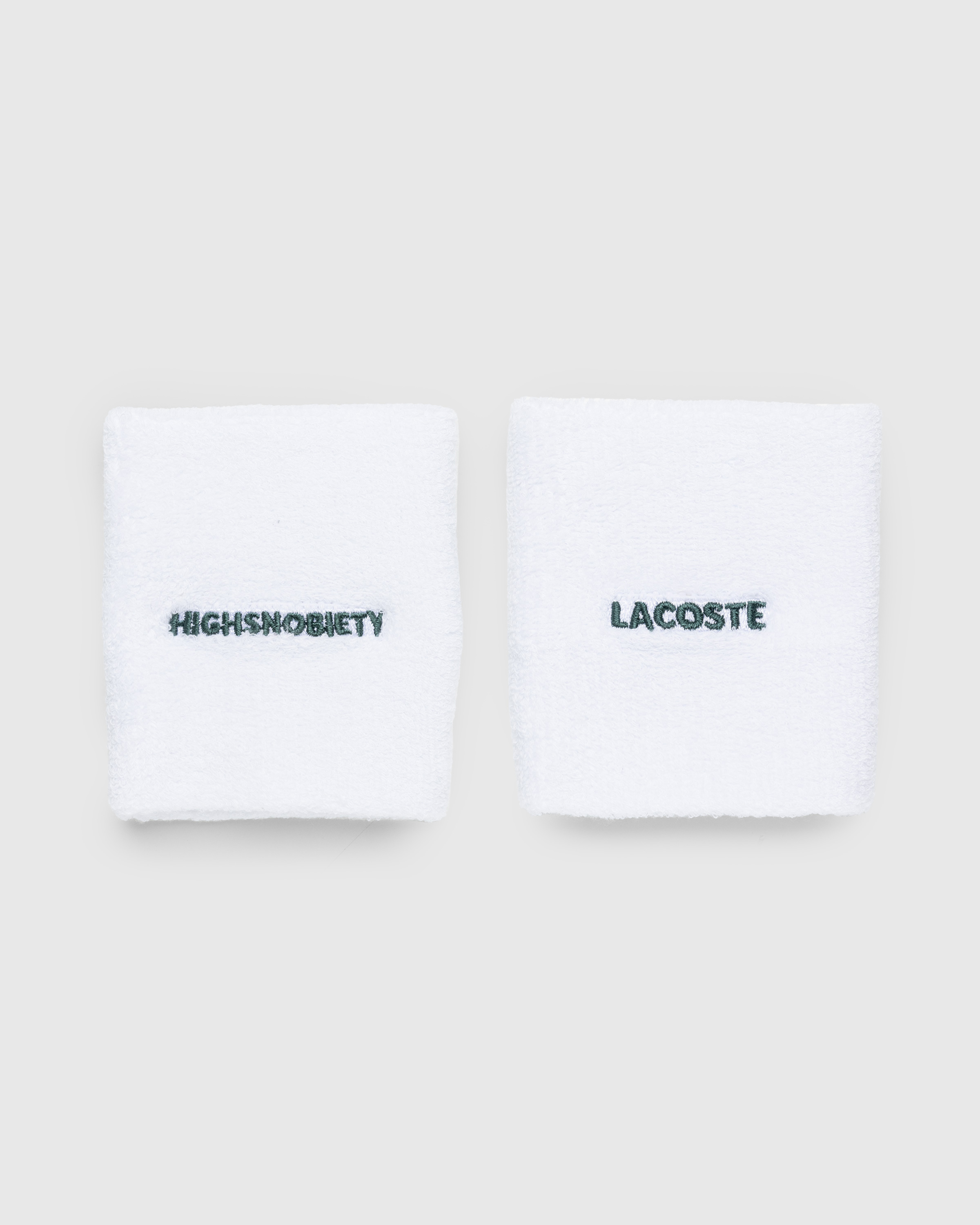 Lacoste x Highsnobiety – Not In Paris Sweatbands White - Sports Gear - White - Image 3