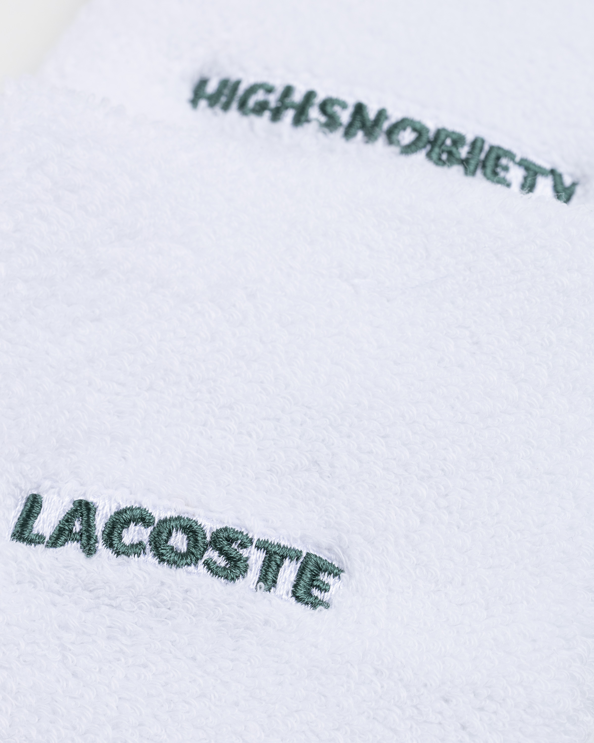 Lacoste x Highsnobiety – Not In Paris Sweatbands White - Sports Gear - White - Image 5