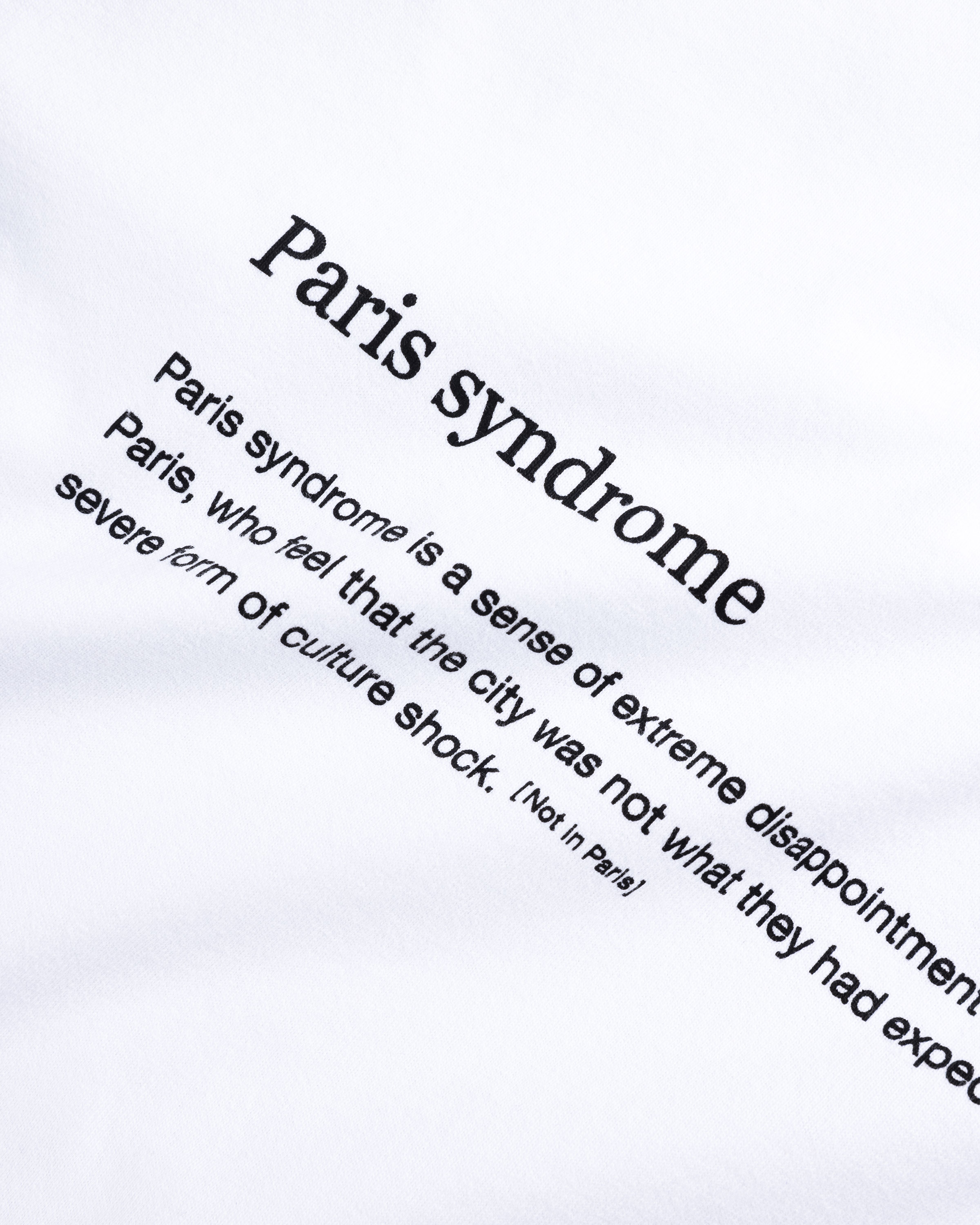 Highsnobiety – Paris Syndrome T-Shirt White - T-Shirts - White - Image 7