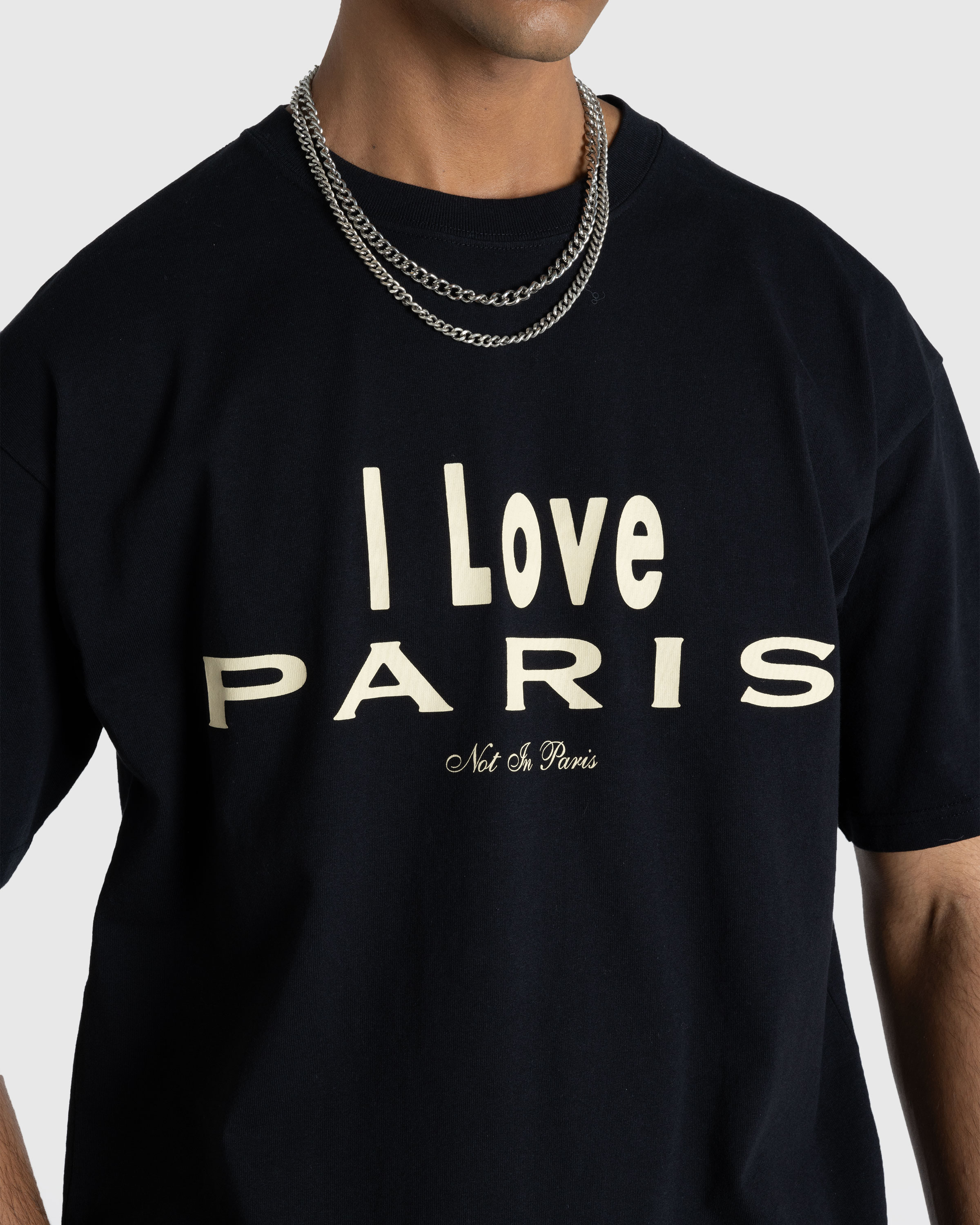 Highsnobiety – I Love Paris T-Shirt Black - T-Shirts - Black - Image 6