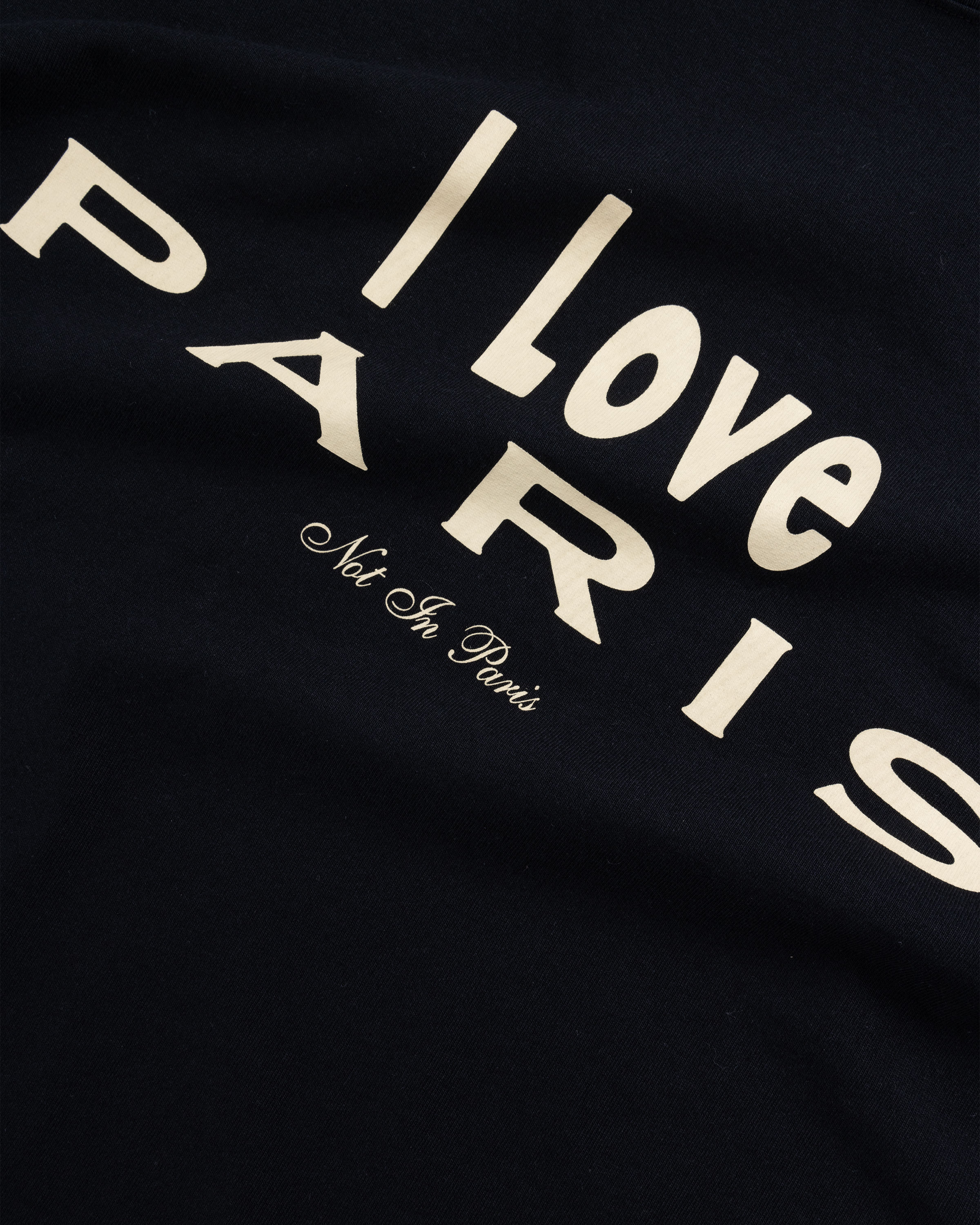 Highsnobiety – I Love Paris T-Shirt Black - T-Shirts - Black - Image 7