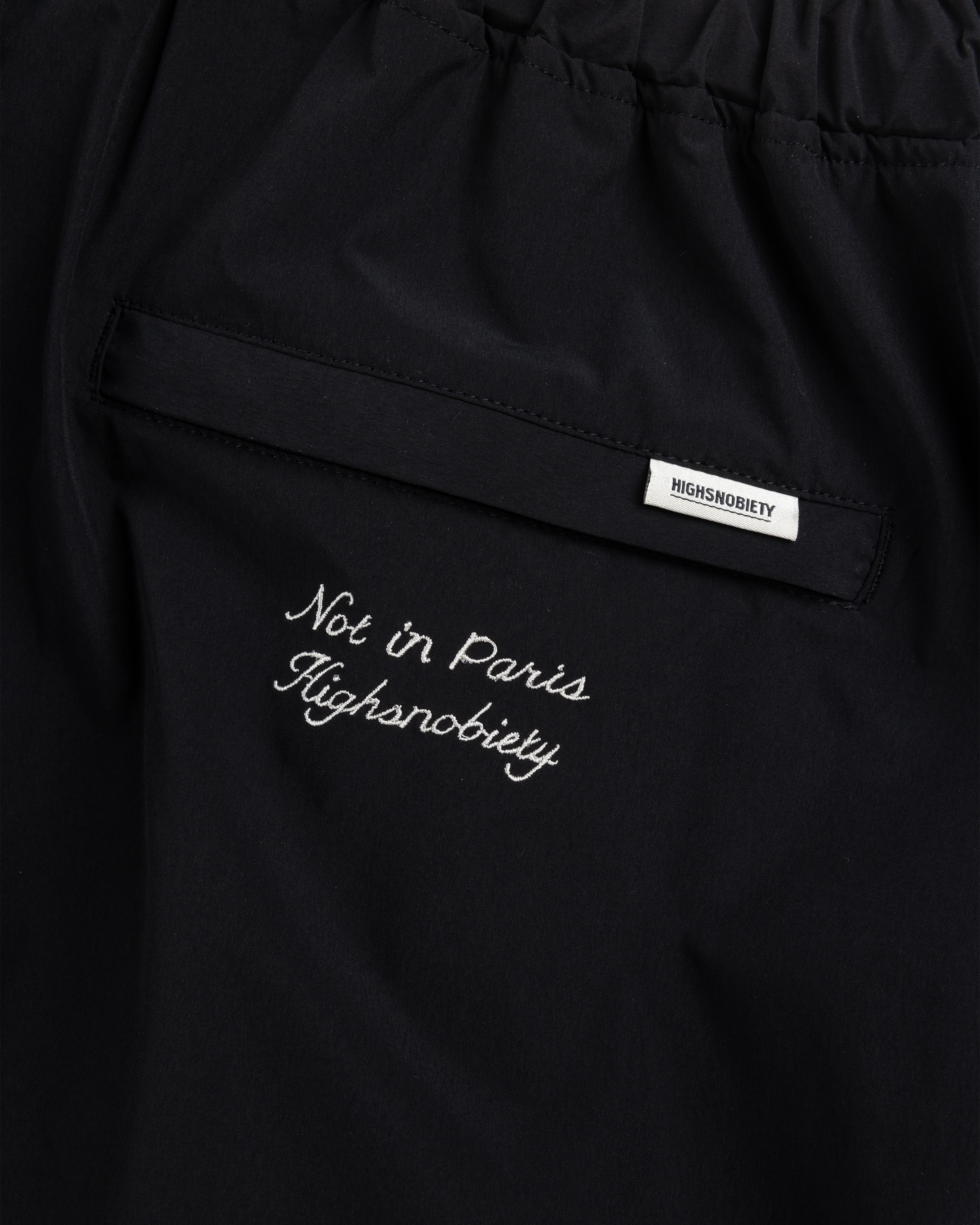 Highsnobiety – Not In Paris Nylon Shorts Black  - Bermuda Cuts - Black - Image 8
