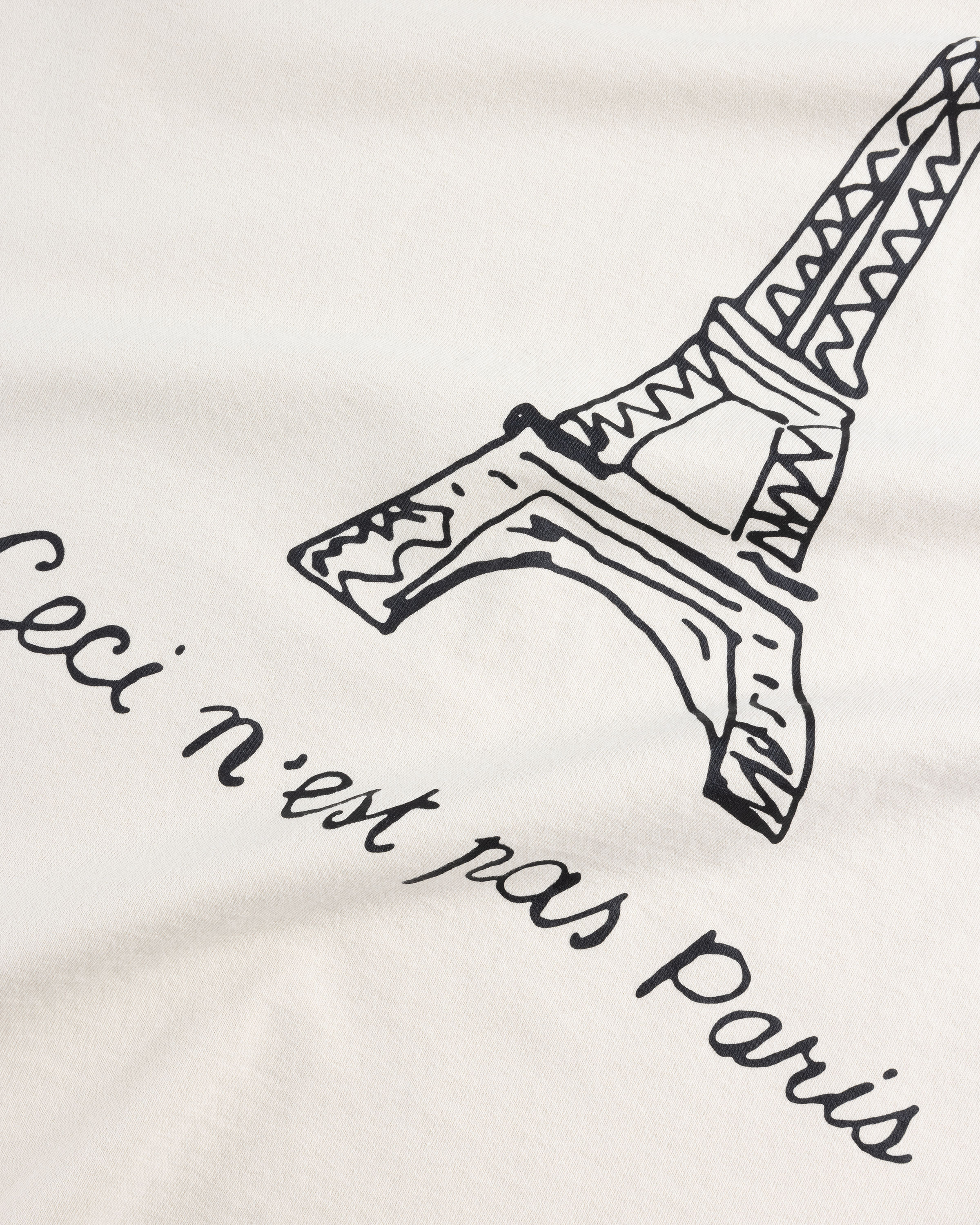 Highsnobiety – Not In Paris Long Sleeve Off White - Longsleeves - White - Image 8