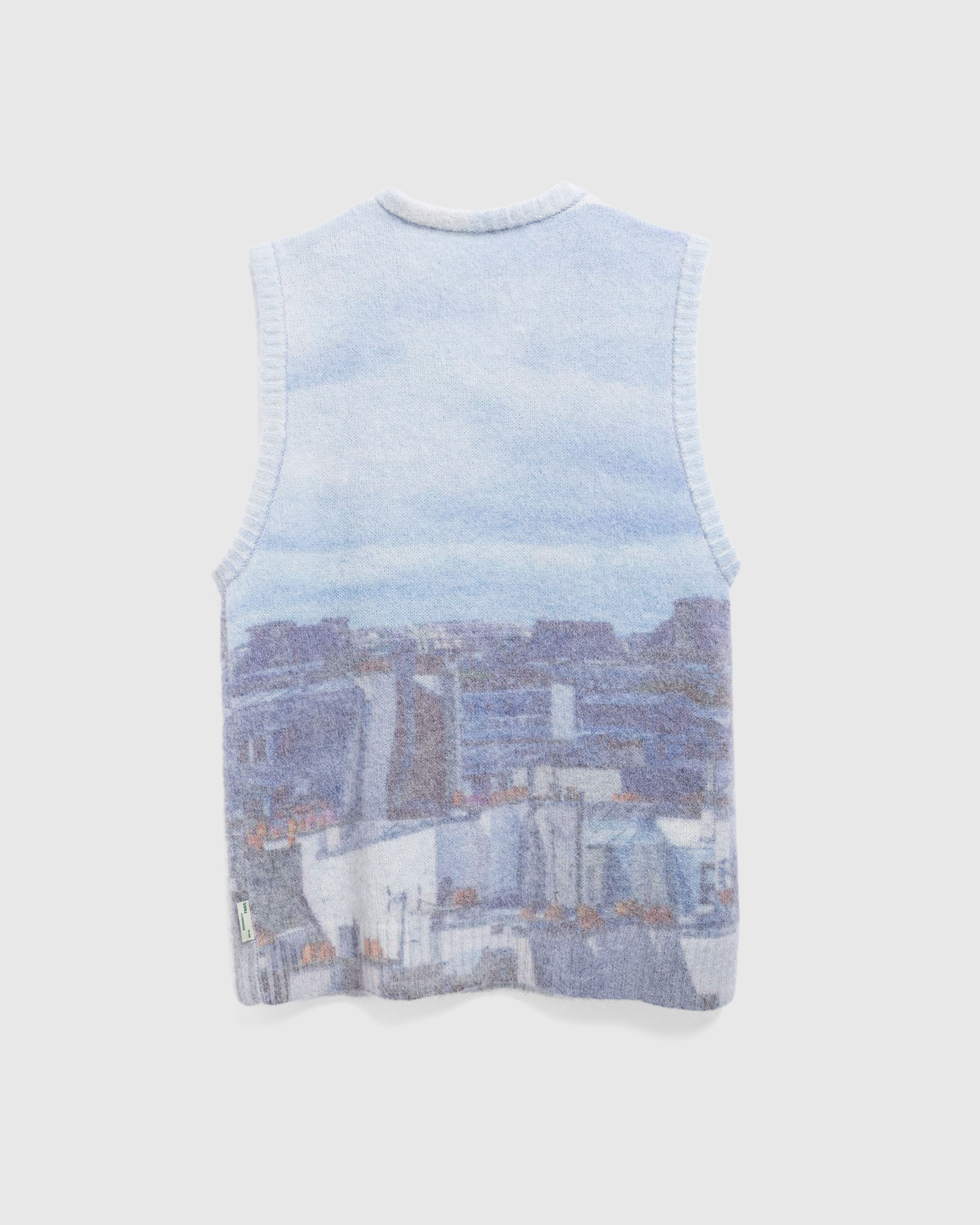 Highsnobiety – Paris Cityscape Sweater Vest Multi - Knitwear - Multi - Image 3