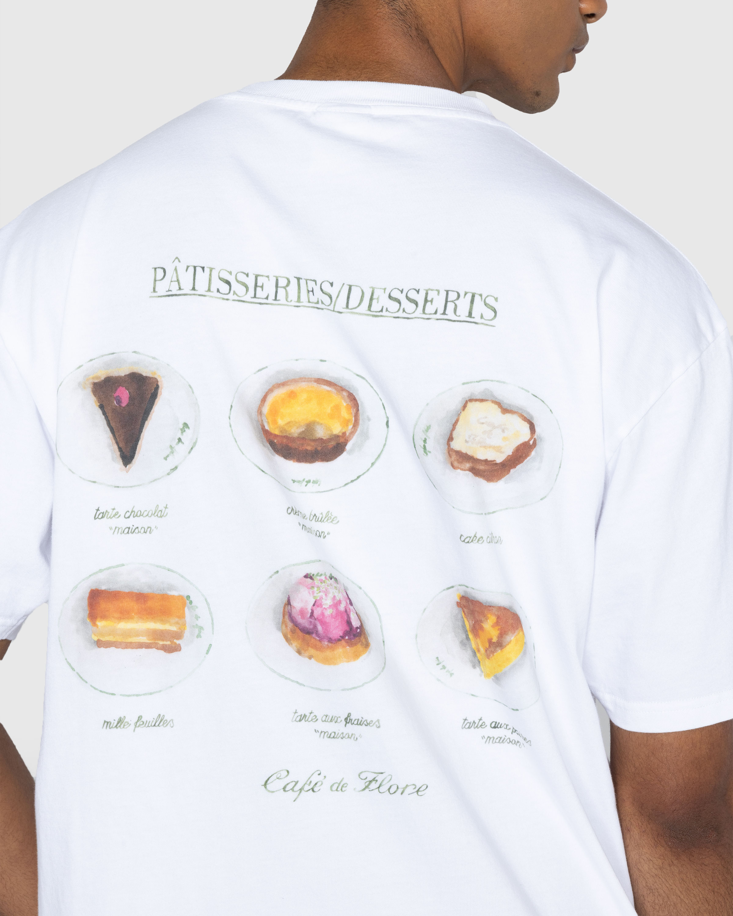 Café de Flore x Highsnobiety – Dessert T-Shirt White - T-Shirts - White - Image 6