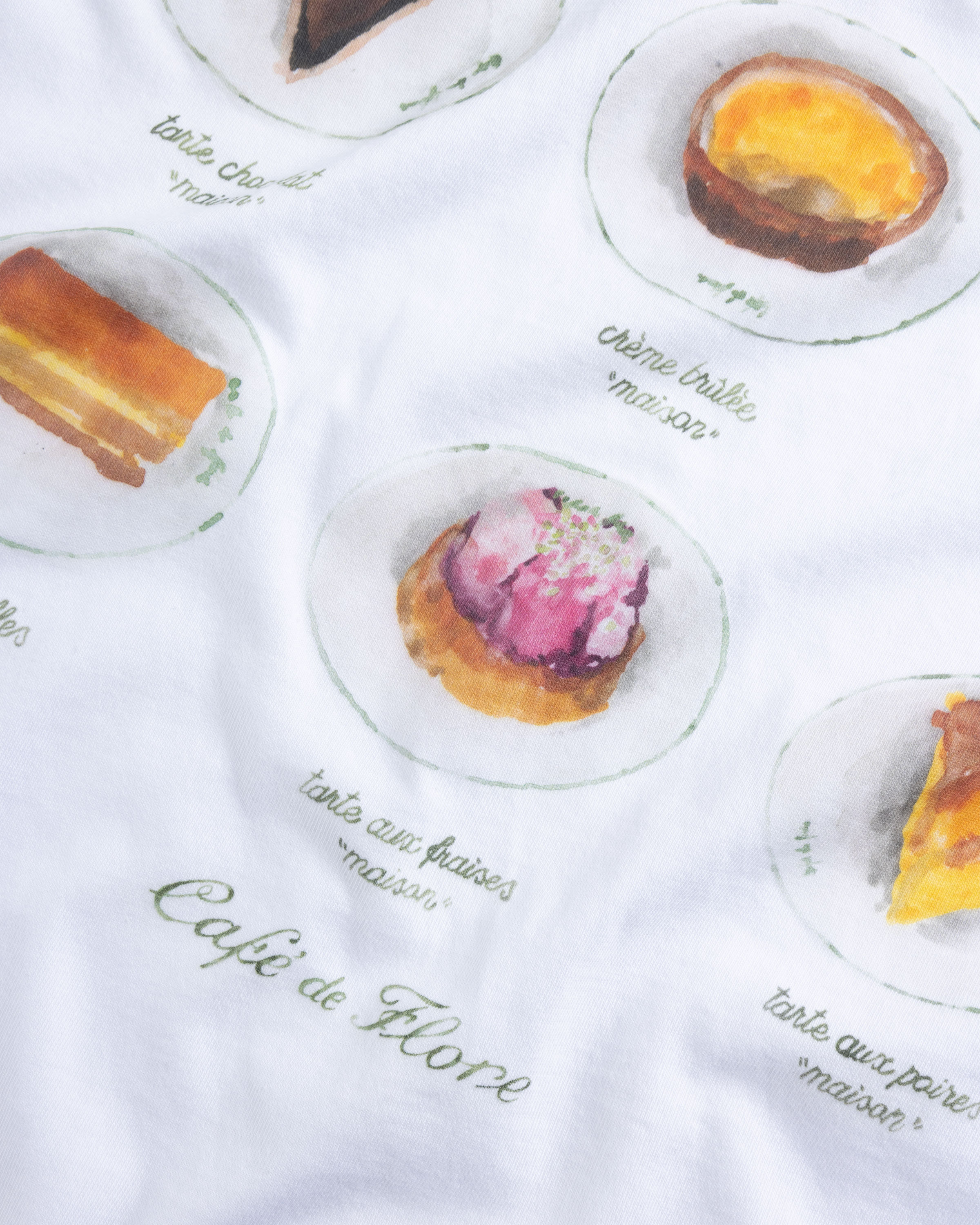 Café de Flore x Highsnobiety – Dessert T-Shirt White - T-Shirts - White - Image 8