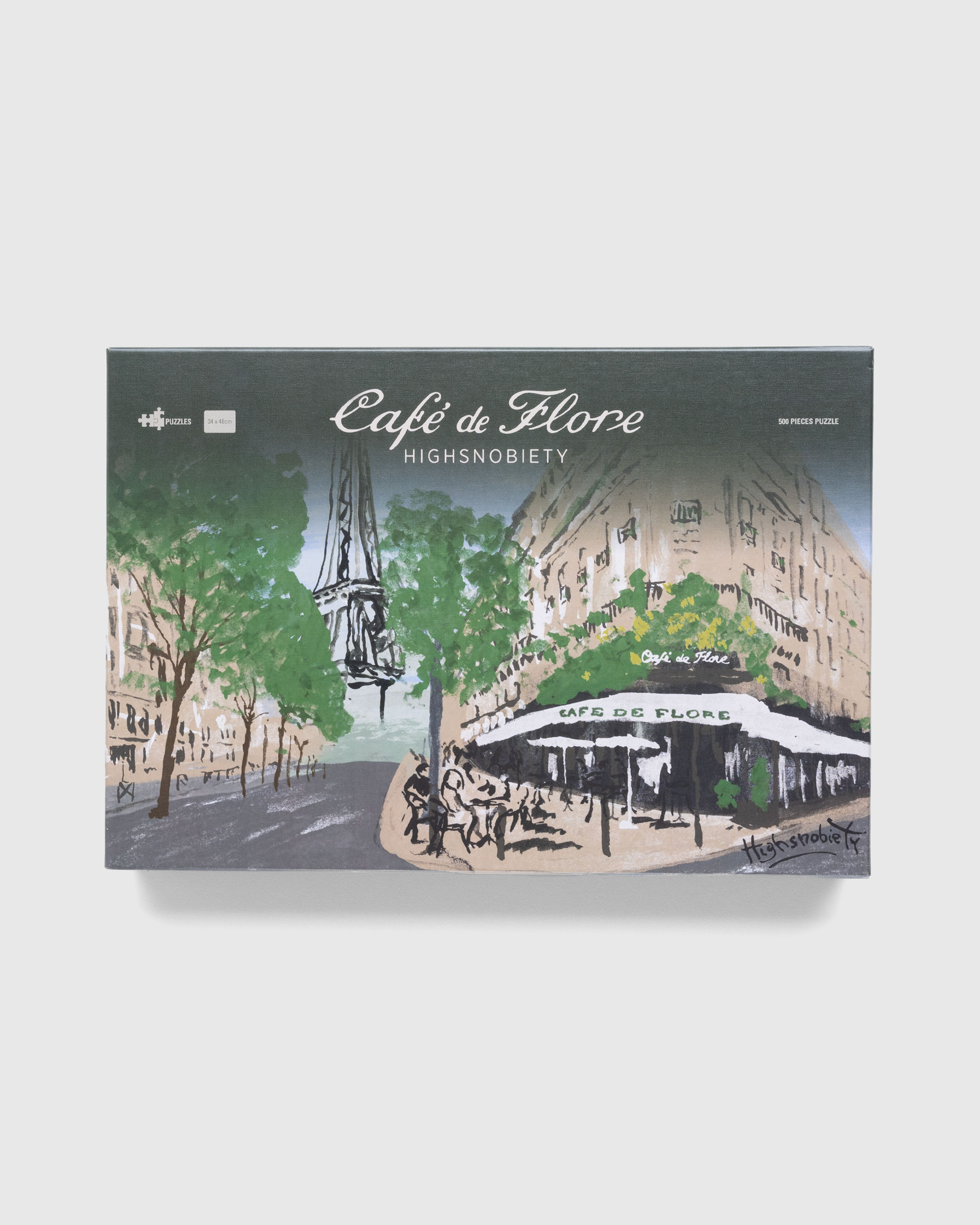 Café de Flore x Highsnobiety – Cityscape Puzzle Multi - Arts & Collectibles - Blue - Image 1