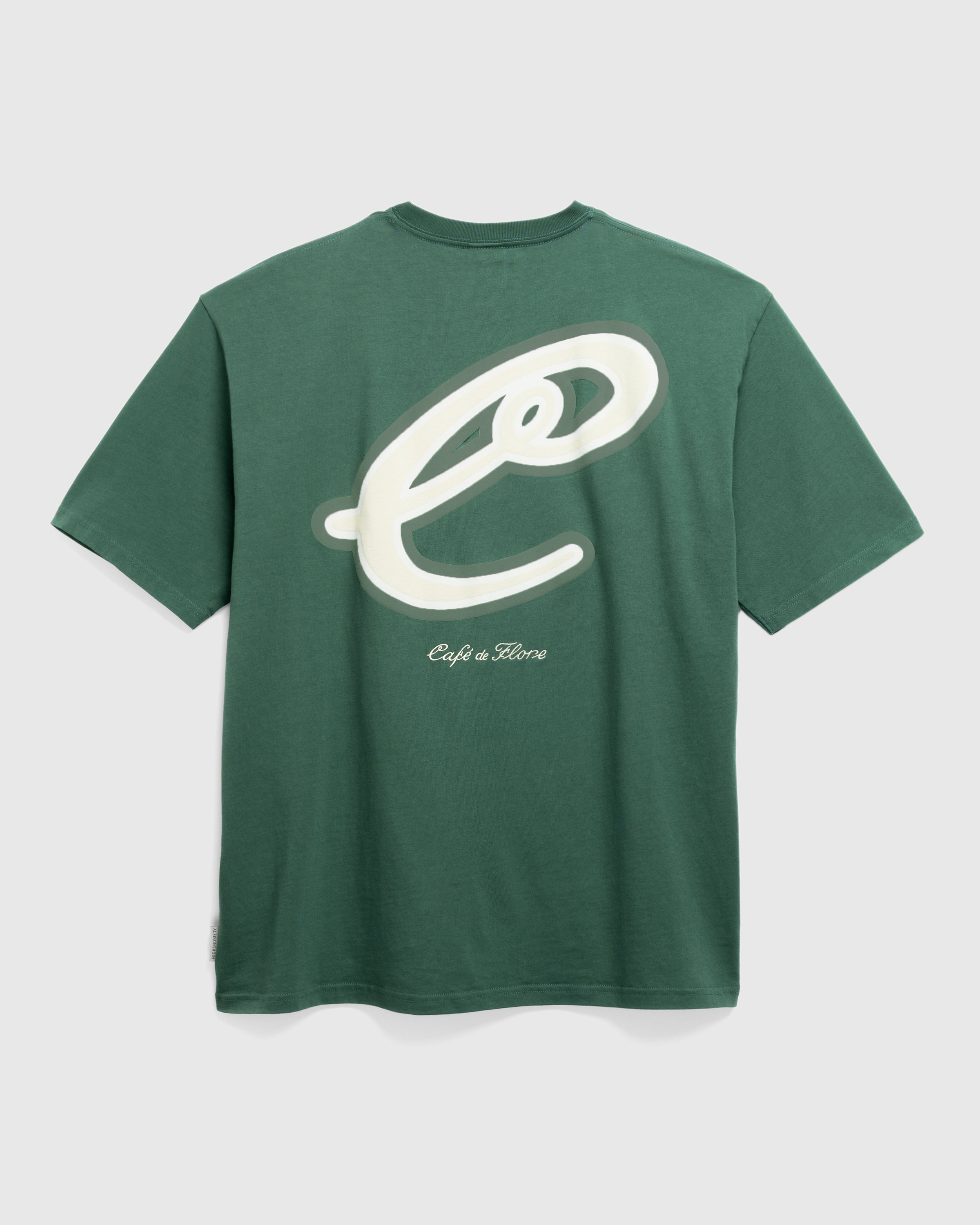 Café de Flore x Highsnobiety – Logo T-Shirt Green - T-Shirts - Green - Image 1