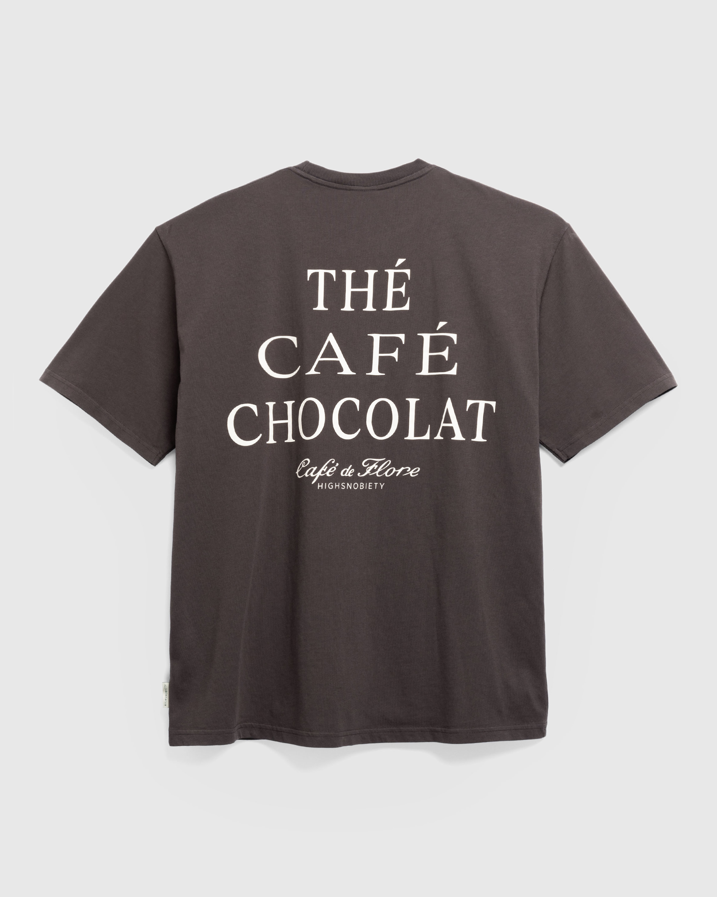 Café de Flore x Highsnobiety – Chocolat T-Shirt Brown - T-Shirts - Grey - Image 1