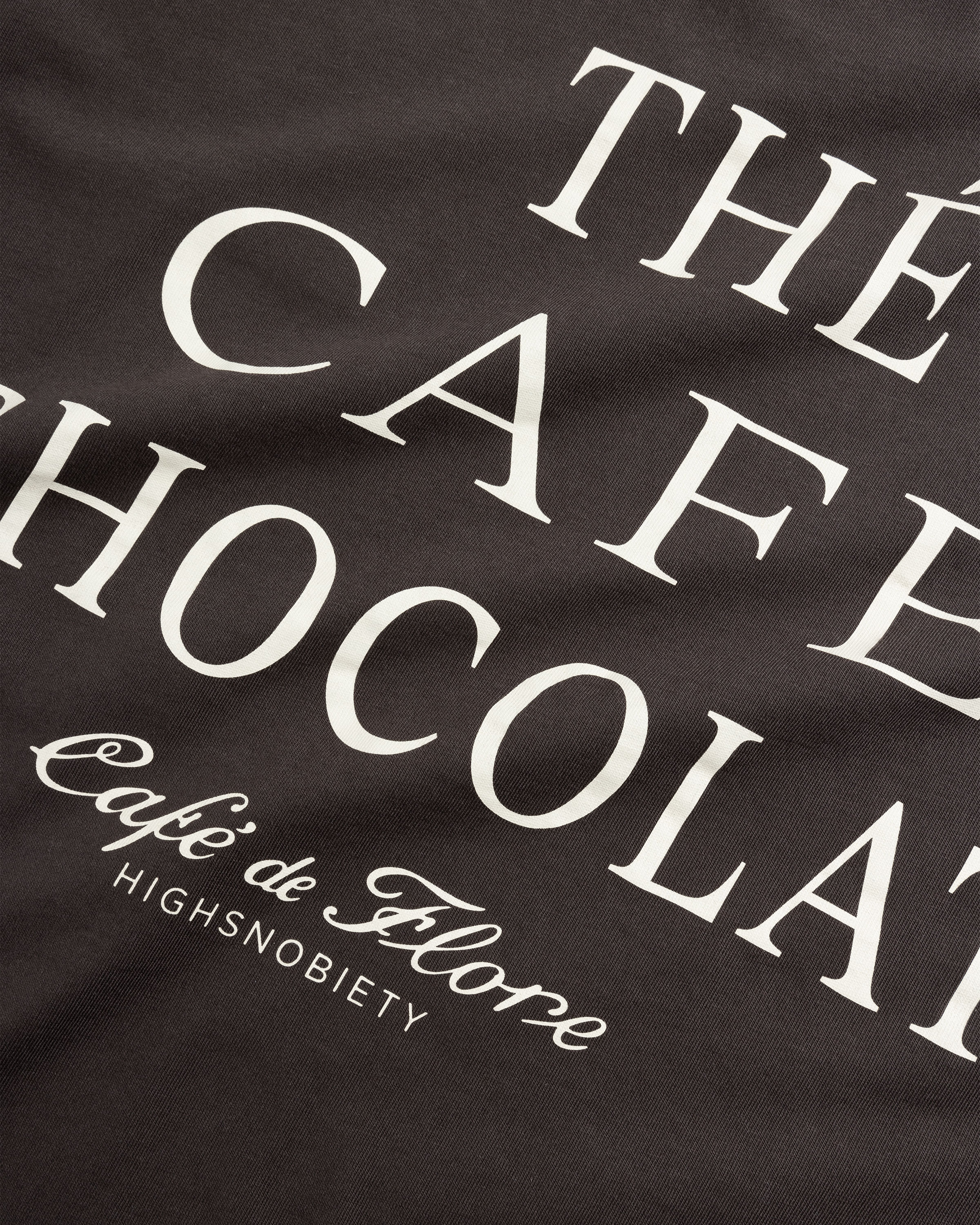 Café de Flore x Highsnobiety – Chocolat T-Shirt Brown - T-Shirts - Grey - Image 7