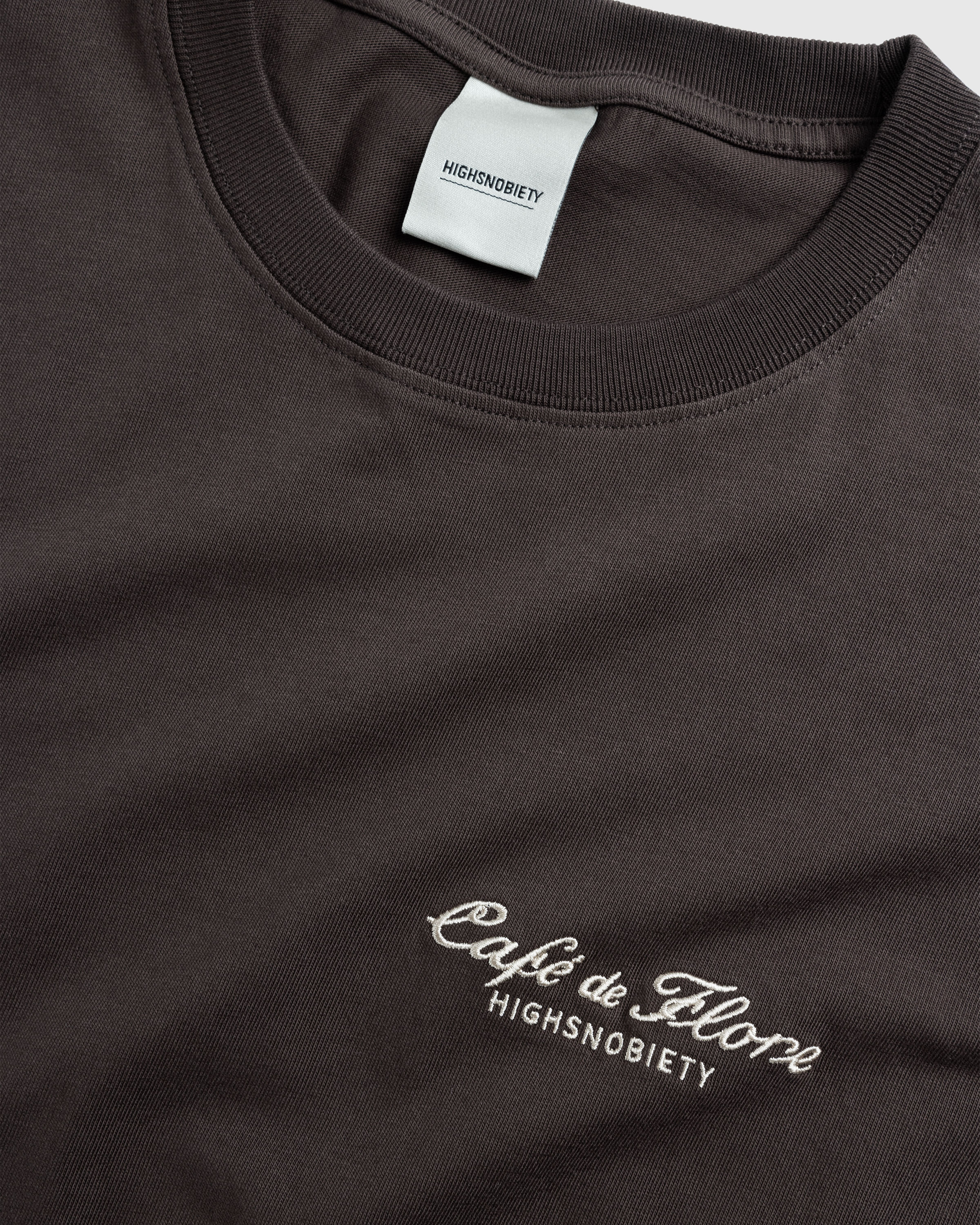Café de Flore x Highsnobiety – Chocolat T-Shirt Brown - T-Shirts - Grey - Image 8