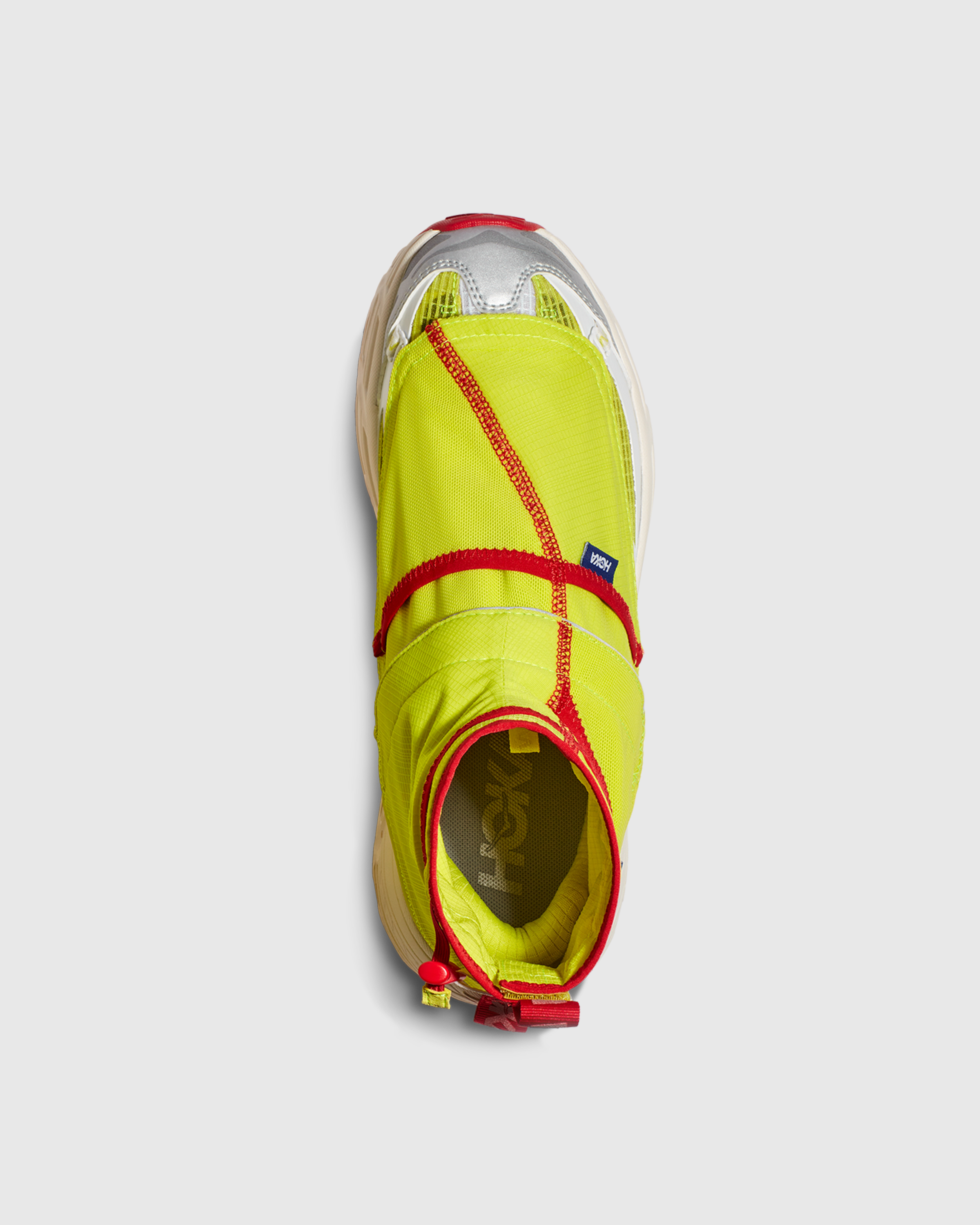 HOKA x Nicole McLaughlin – Mafate Three2 White/ Neon Yellow - Low Top Sneakers - White - Image 5