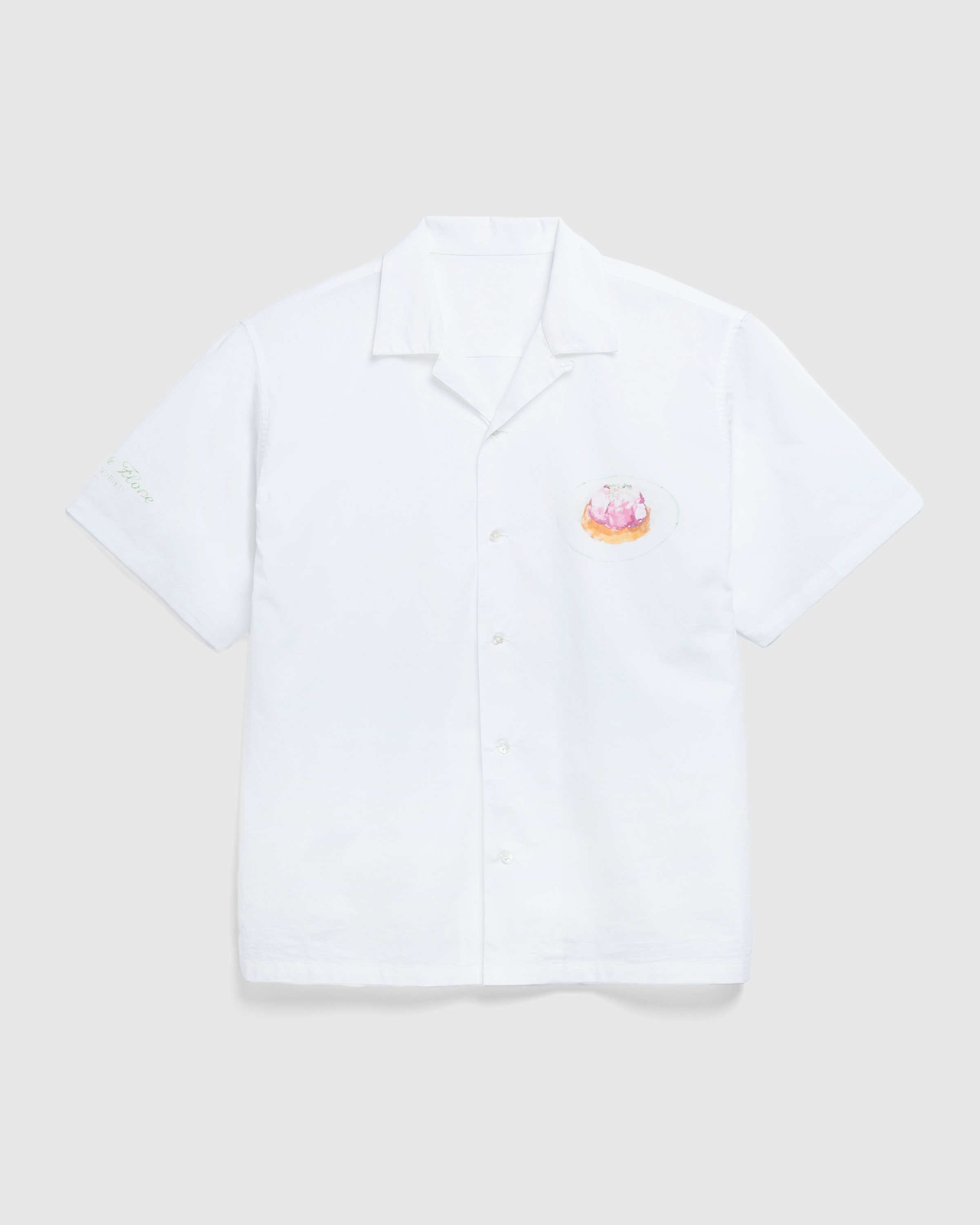 Café de Flore x Highsnobiety – Dessert Shirt White - Shortsleeve Shirts - White - Image 1