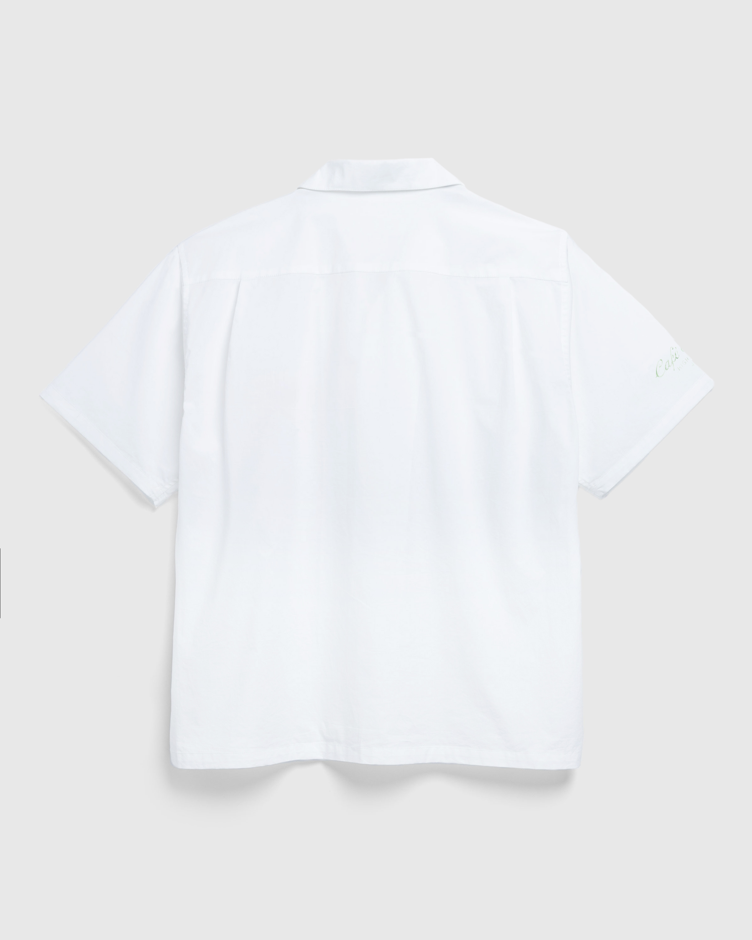 Café de Flore x Highsnobiety – Dessert Shirt White - Shortsleeve Shirts - White - Image 3