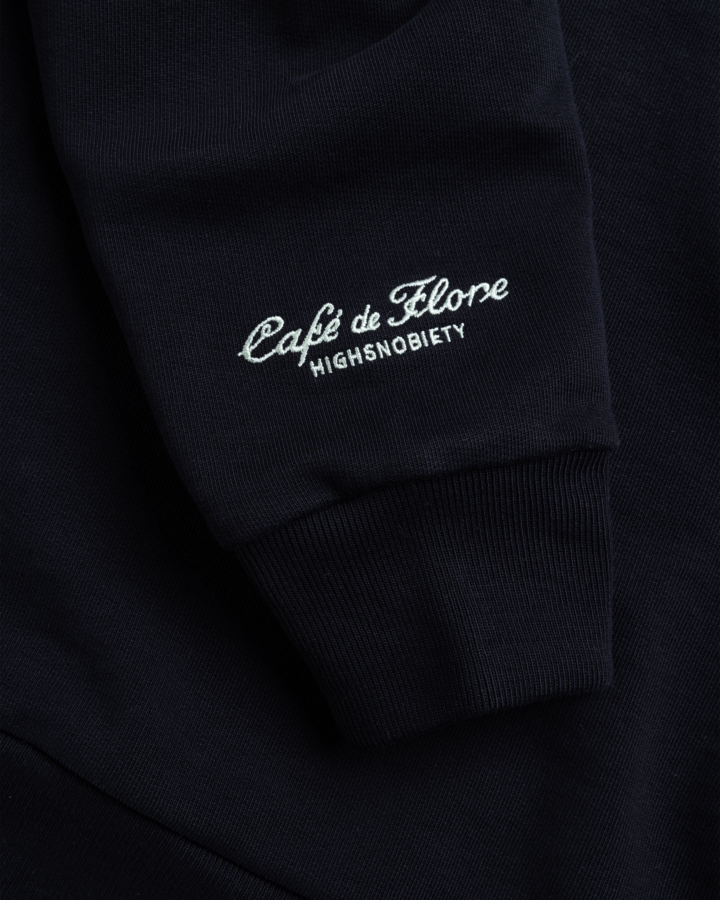 Café de Flore x Highsnobiety – Café Crewneck Black - Sweatshirts - Black - Image 7