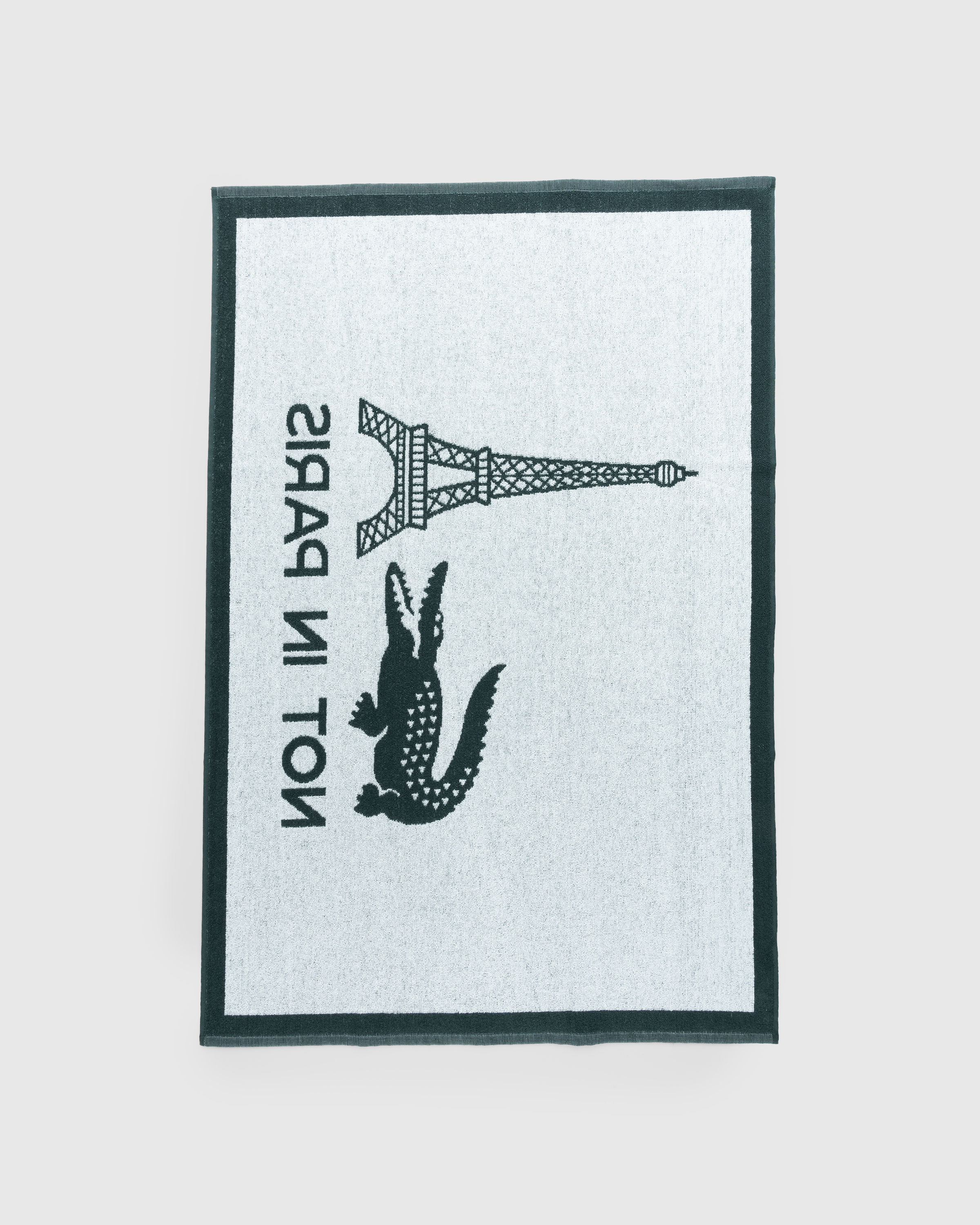 Lacoste x Highsnobiety – Not In Paris Towel Green - Towels - Green - Image 3
