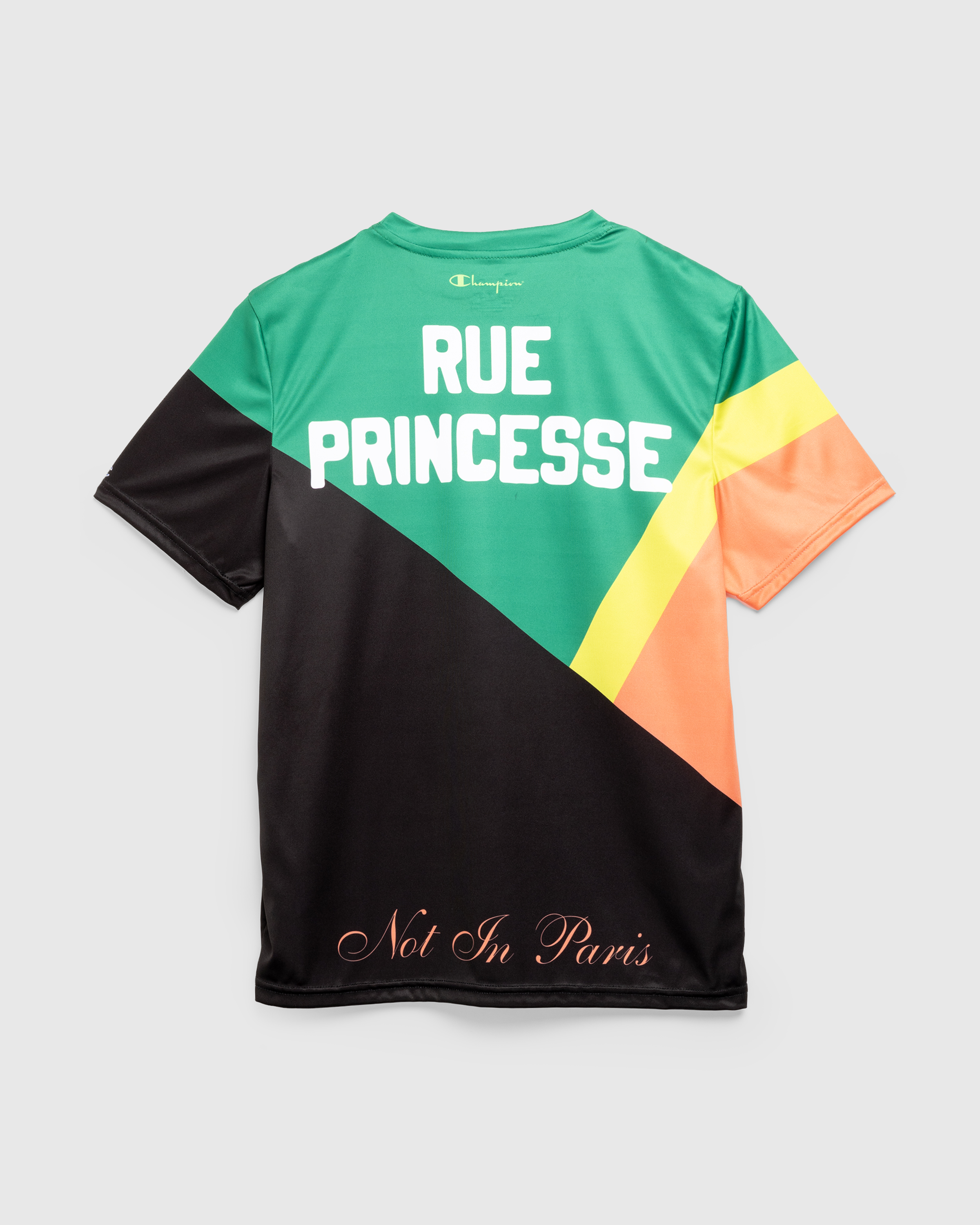 Champion x Highsnobiety x La Sunday – Rue Princesse Short-Sleeve Jersey Black/Multi - T-Shirts - Black - Image 3