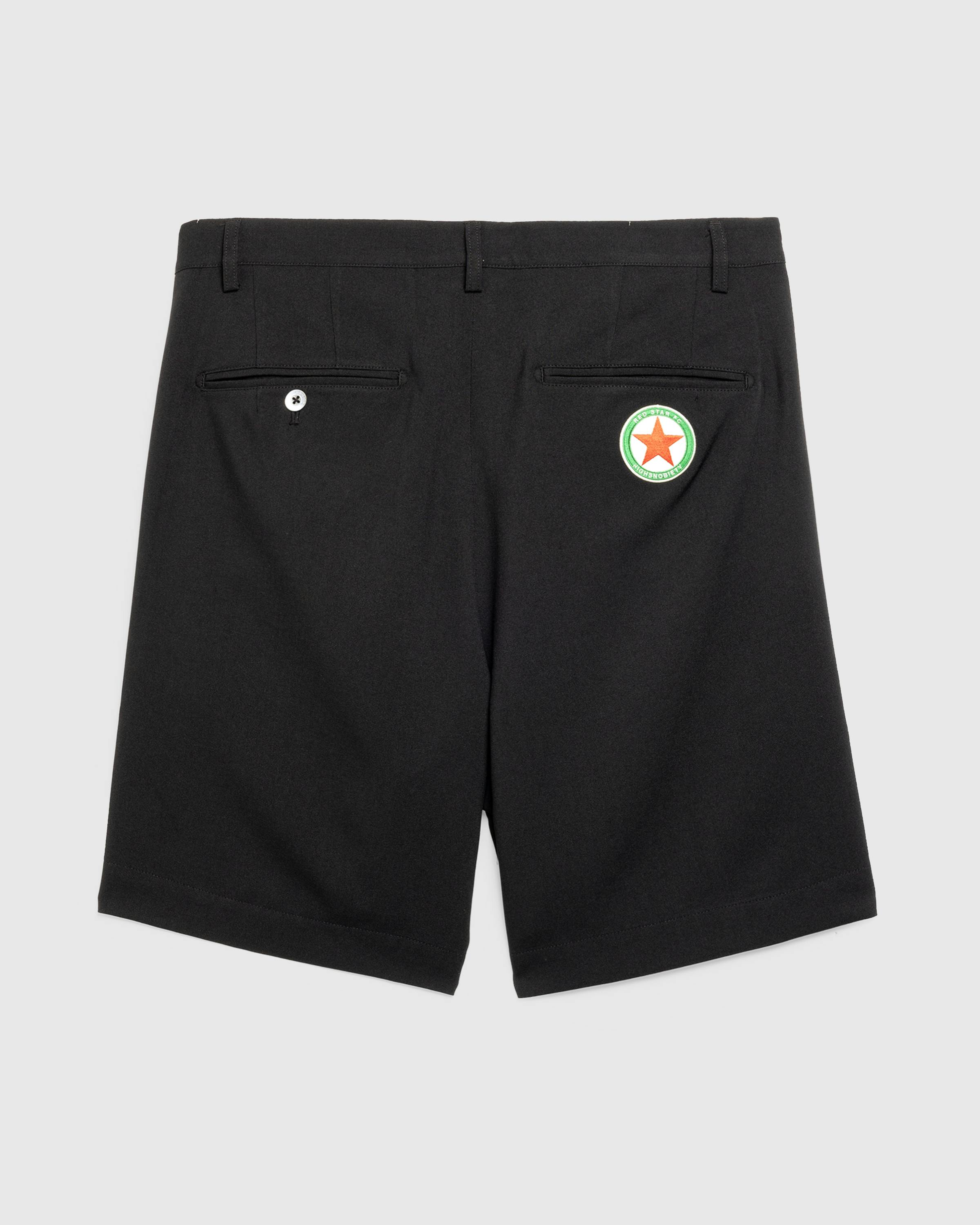 Red Star x Highsnobiety – Suiting Shorts - Bermuda Cuts - Black - Image 6