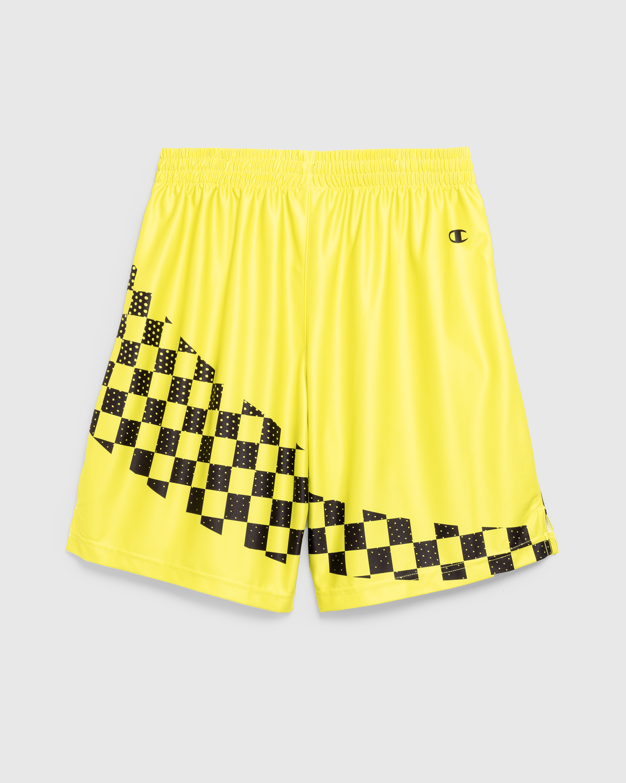 Champion x Highsnobiety x La Sunday – Abidjan Shorts Yellow/Black - Bermuda Cuts - Yellow - Image 3