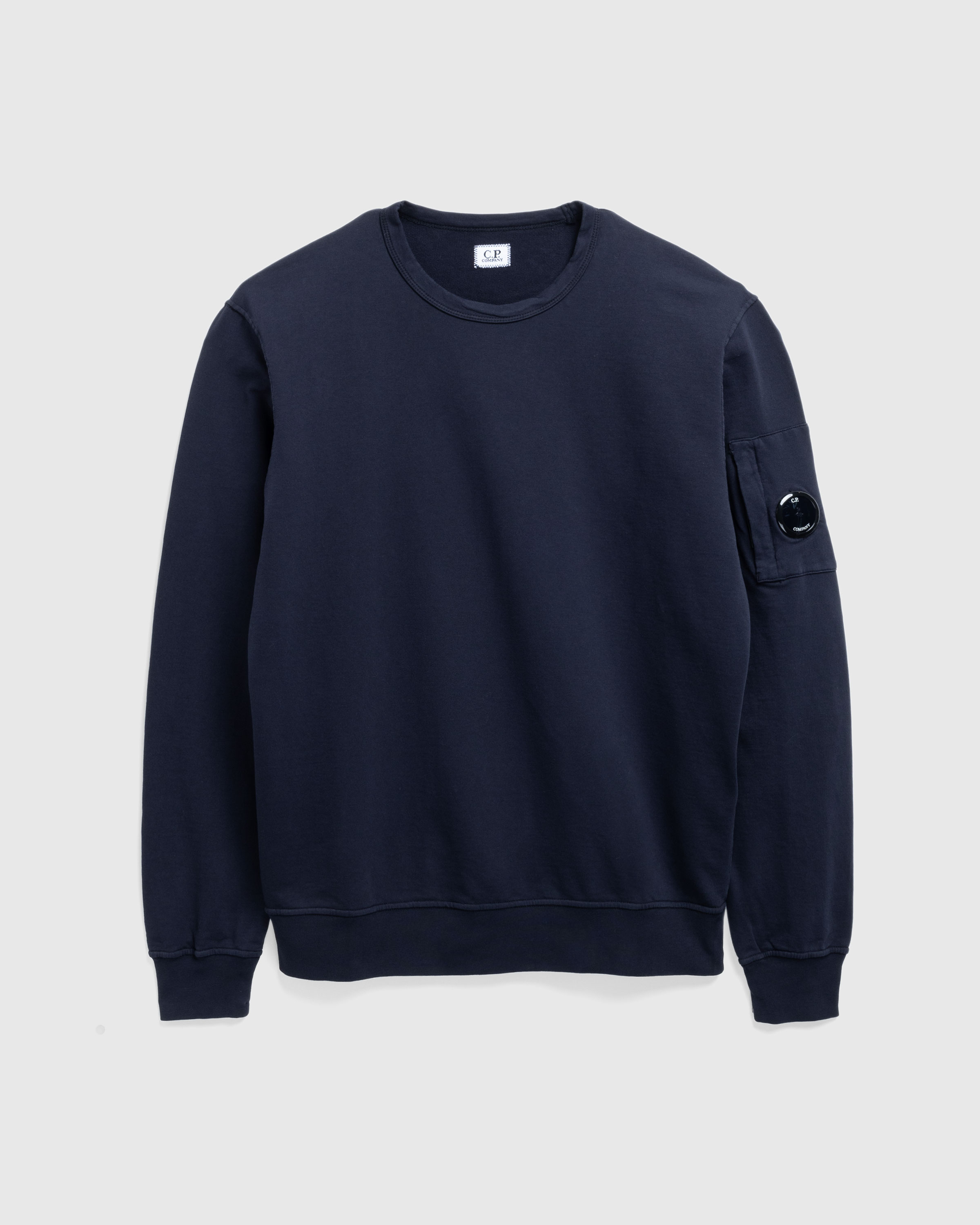 C.P. Company – Light Fleece Sweatshirt Total Eclipse - Hoodies - Grey - Image 1