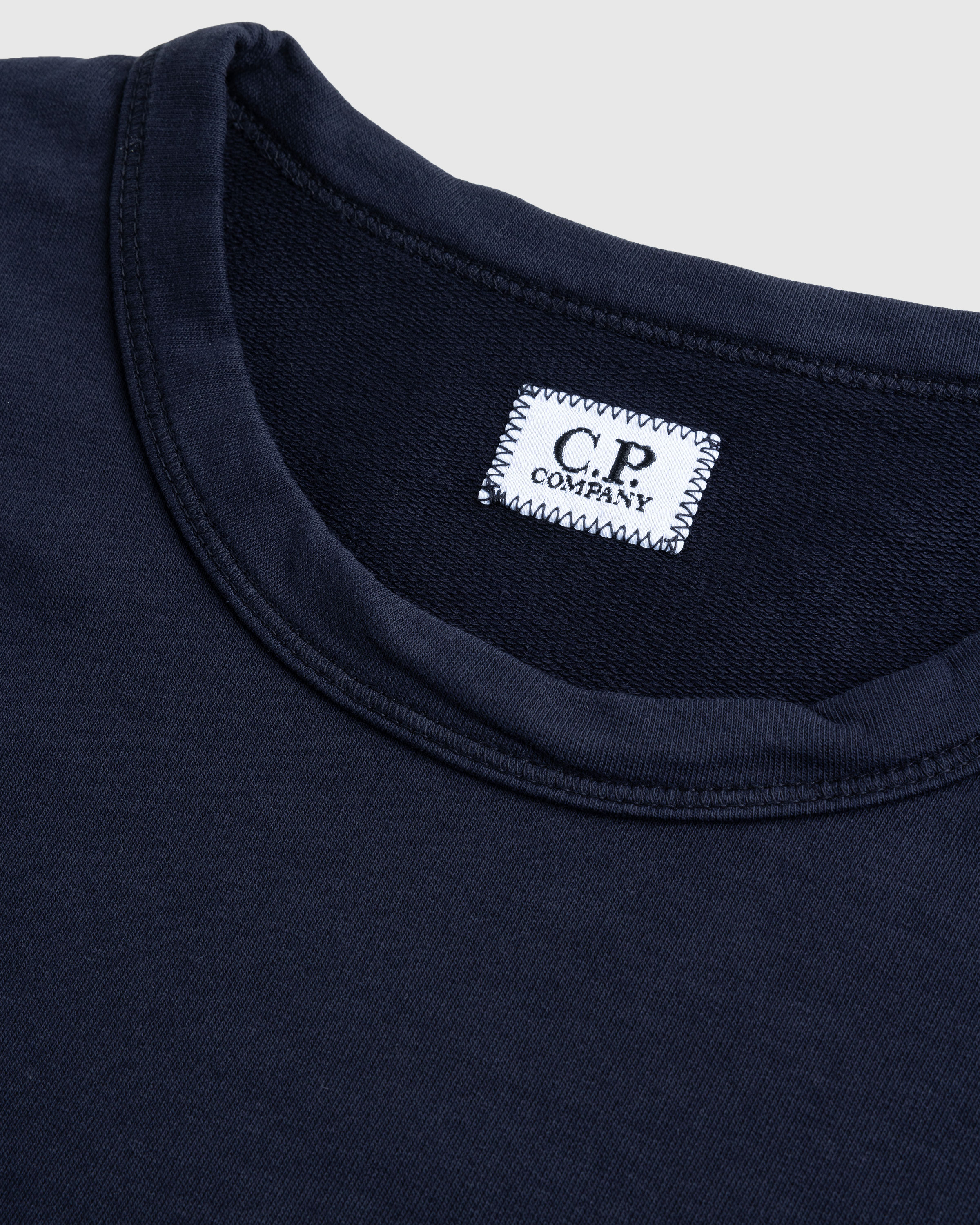 C.P. Company – Light Fleece Sweatshirt Total Eclipse - Hoodies - Grey - Image 6