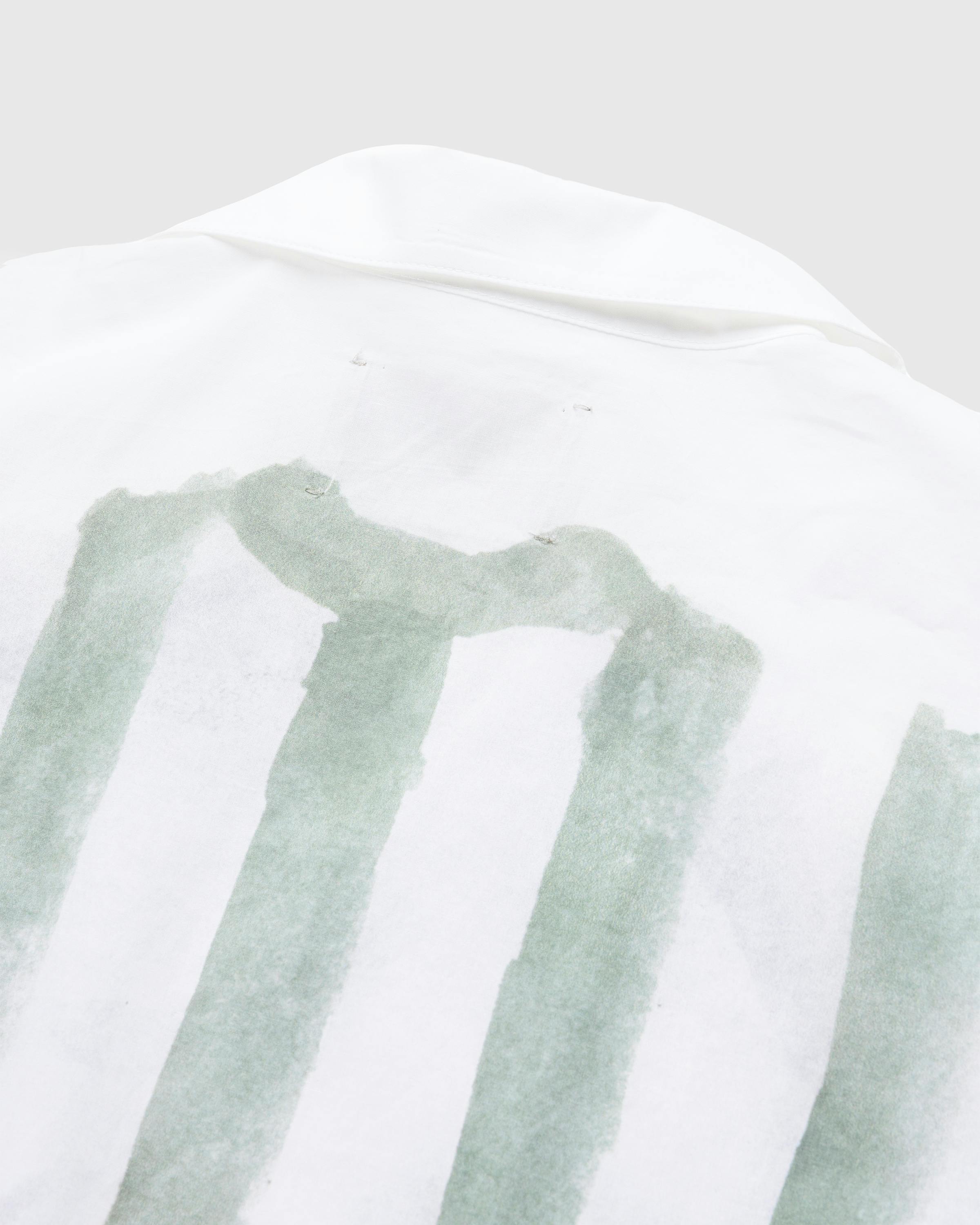 Red Star x Highsnobiety – Football Kit Shirt White/Green - Tees - White - Image 9