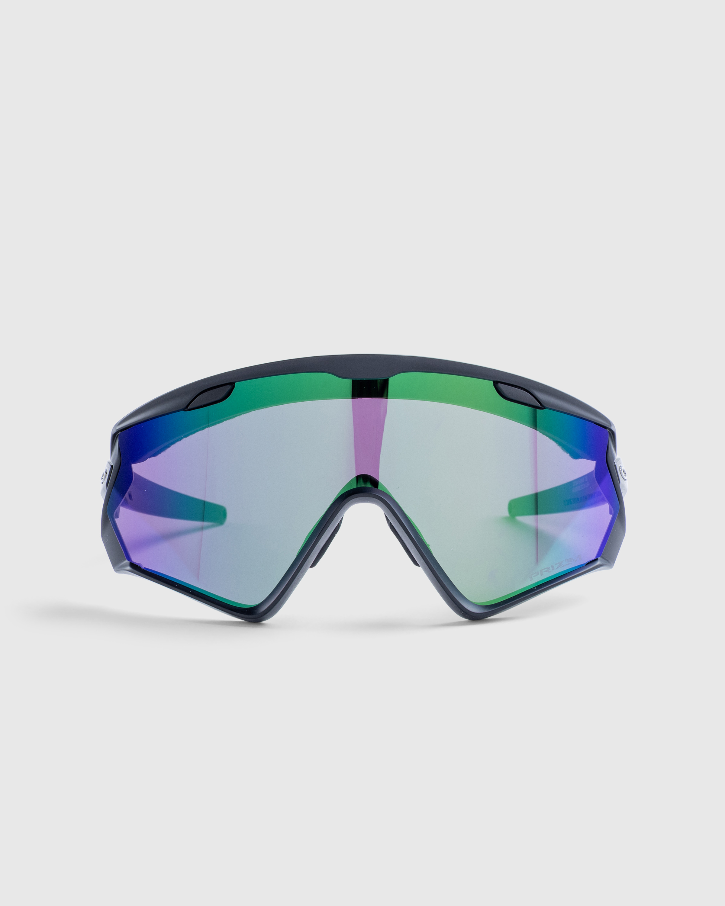 Oakley – Wind Jacket 2.0 Matte Black Prizm Road Jade - Sunglasses - Black - Image 1