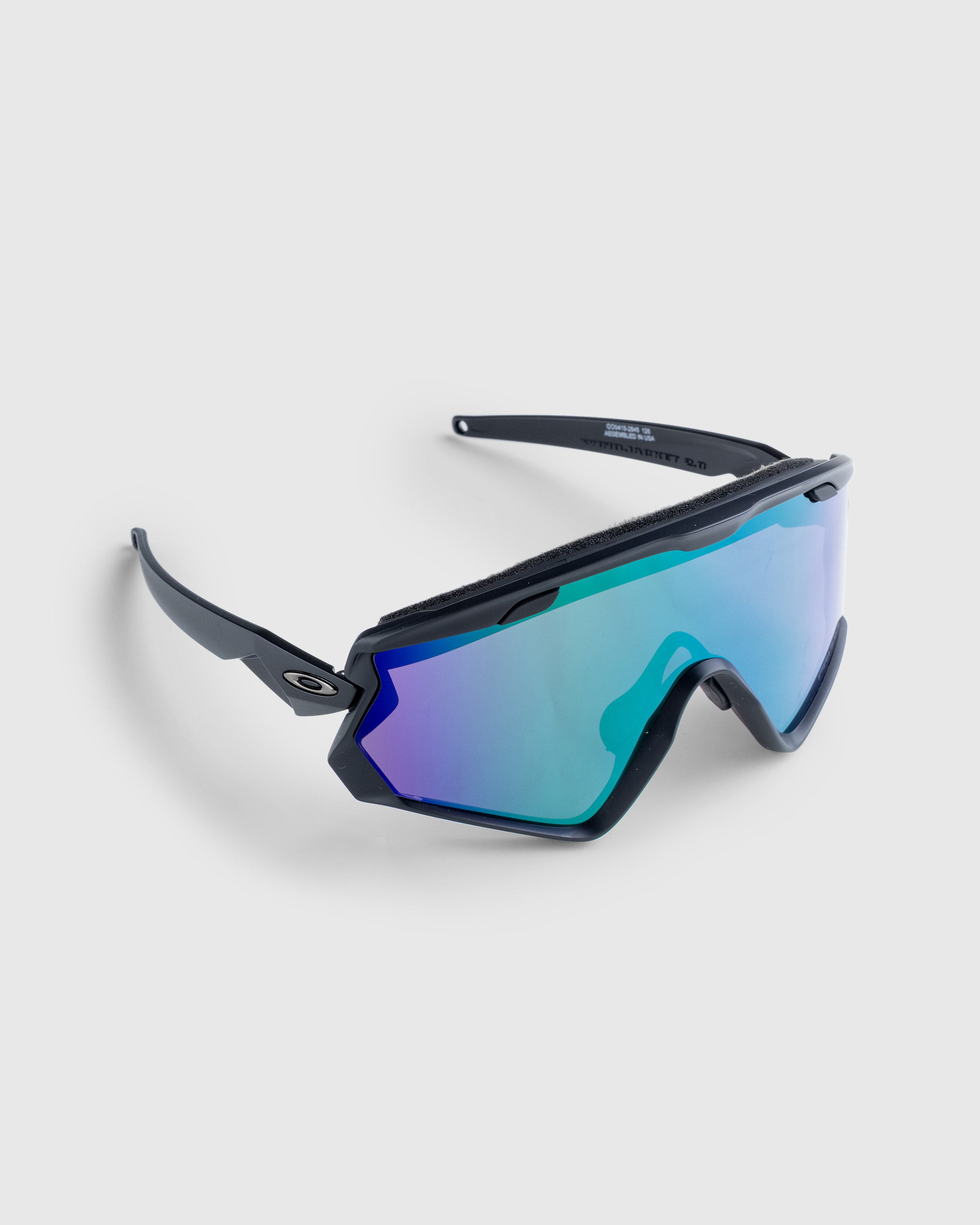 Oakley – Wind Jacket 2.0 Matte Black Prizm Road Jade - Sunglasses - Black - Image 2