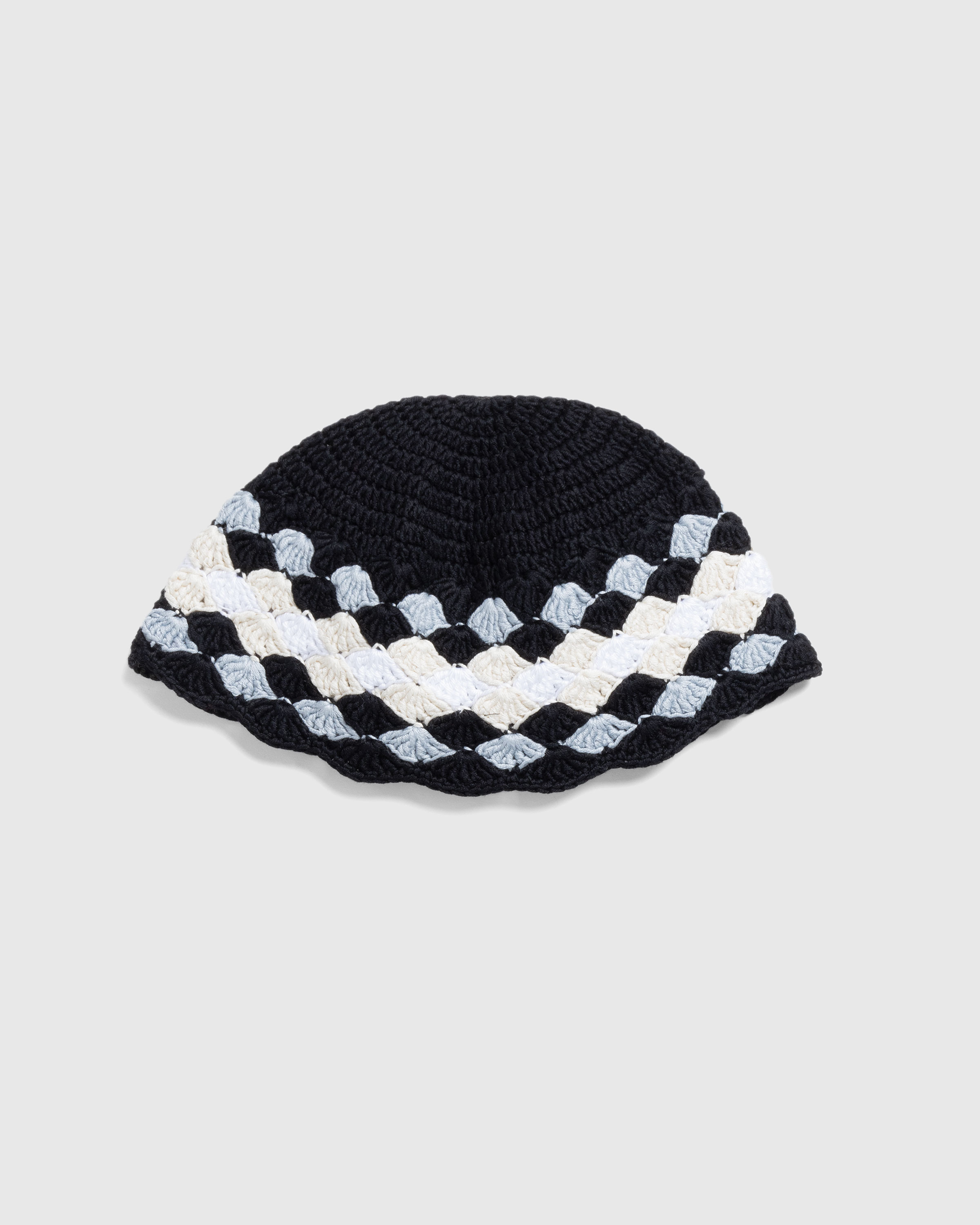 SSU – Seashell Bucket Hat Black/White/Grey - Bucket Hats - Black - Image 1