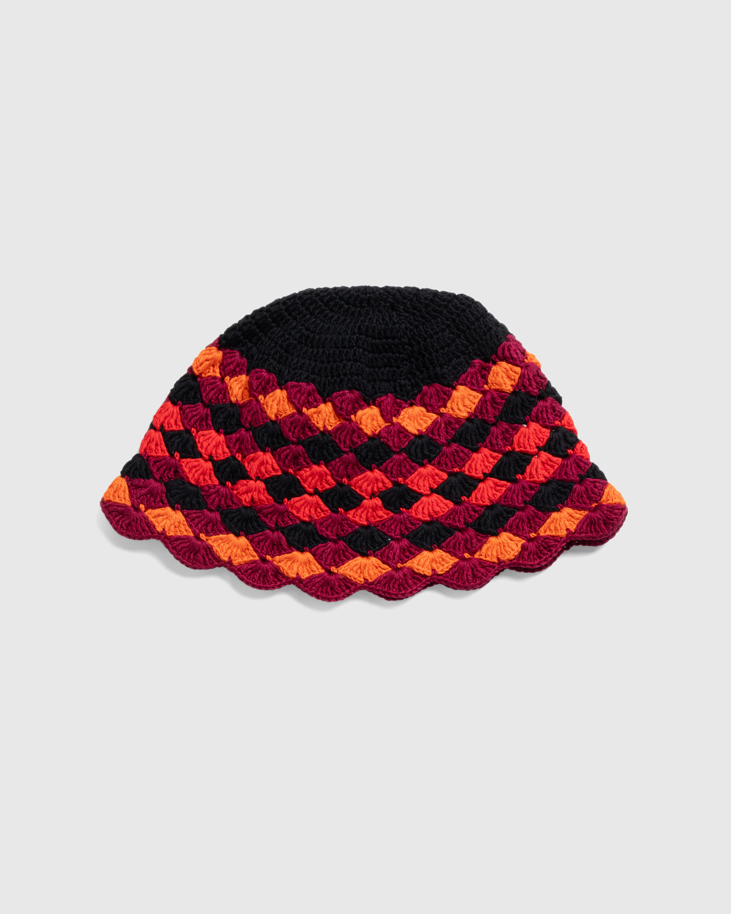 SSU – Seashell Bucket Hat Red Scale - Bucket Hats - Red - Image 1