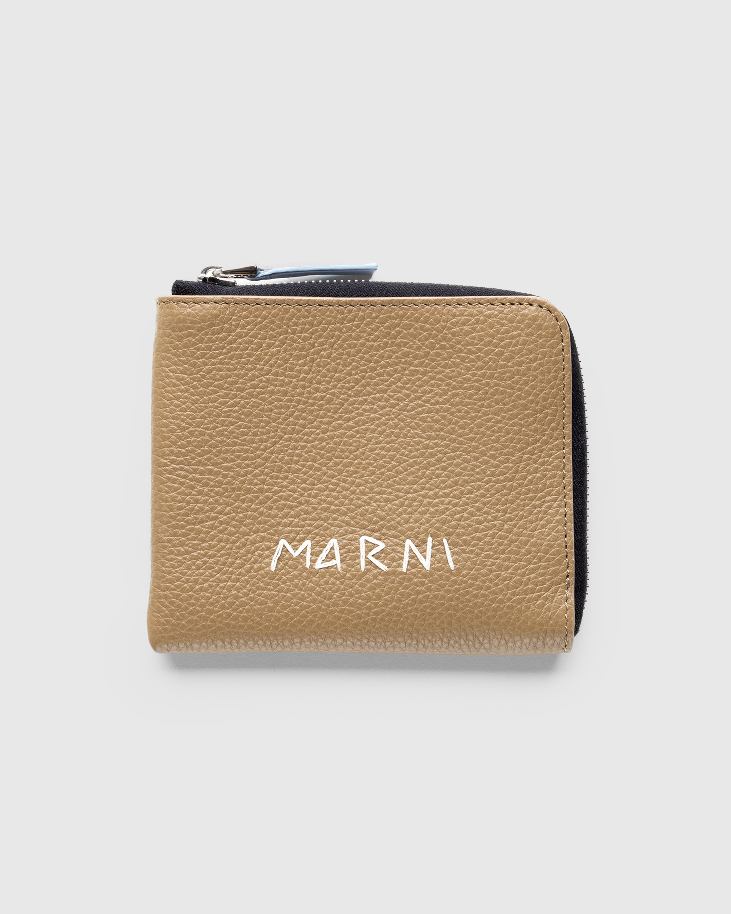 Marni – Zip Wallet Creta - Wallets - Brown - Image 1