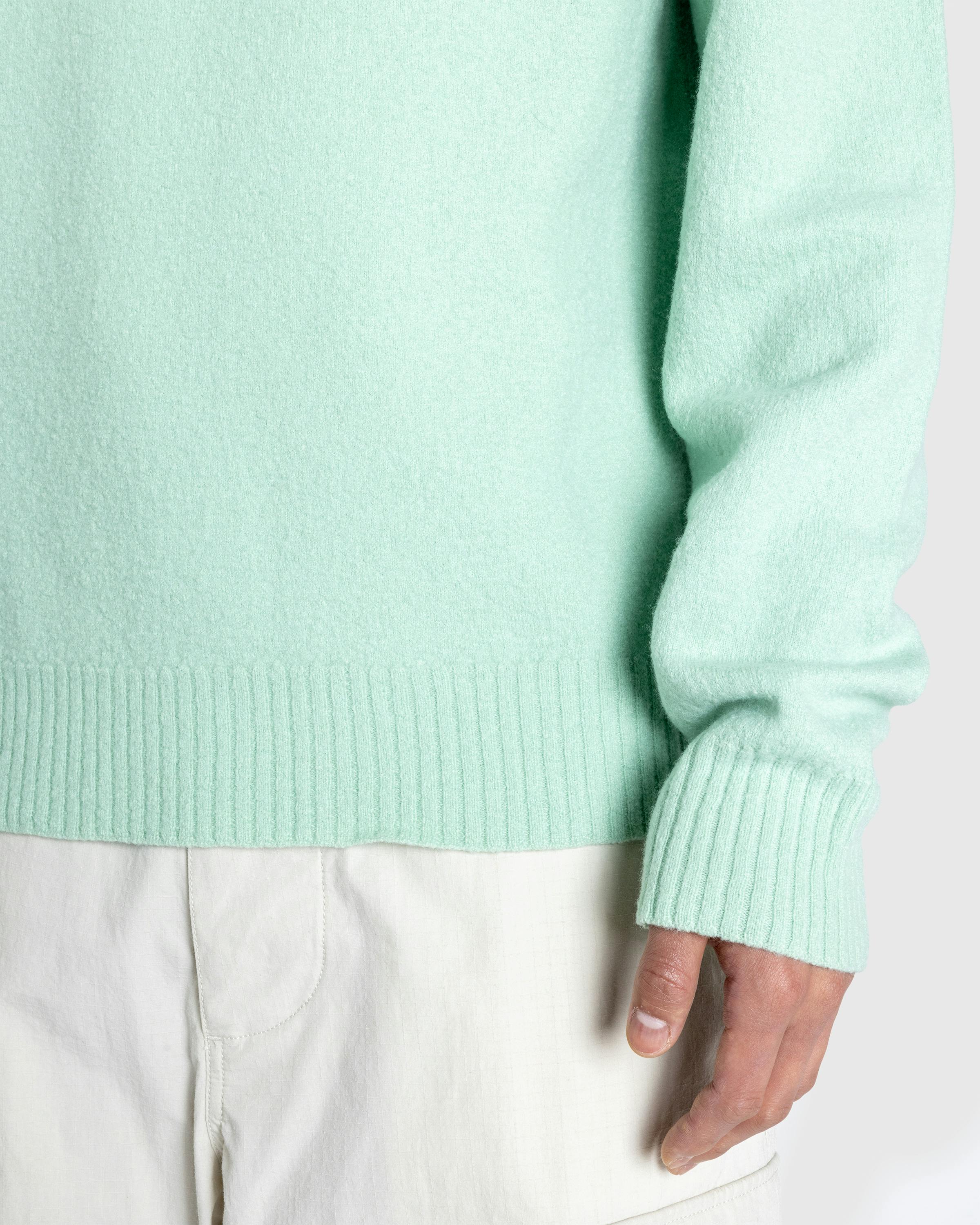 Jil Sander – Wool Crewneck Sweater Apple - Crewnecks - Green - Image 5